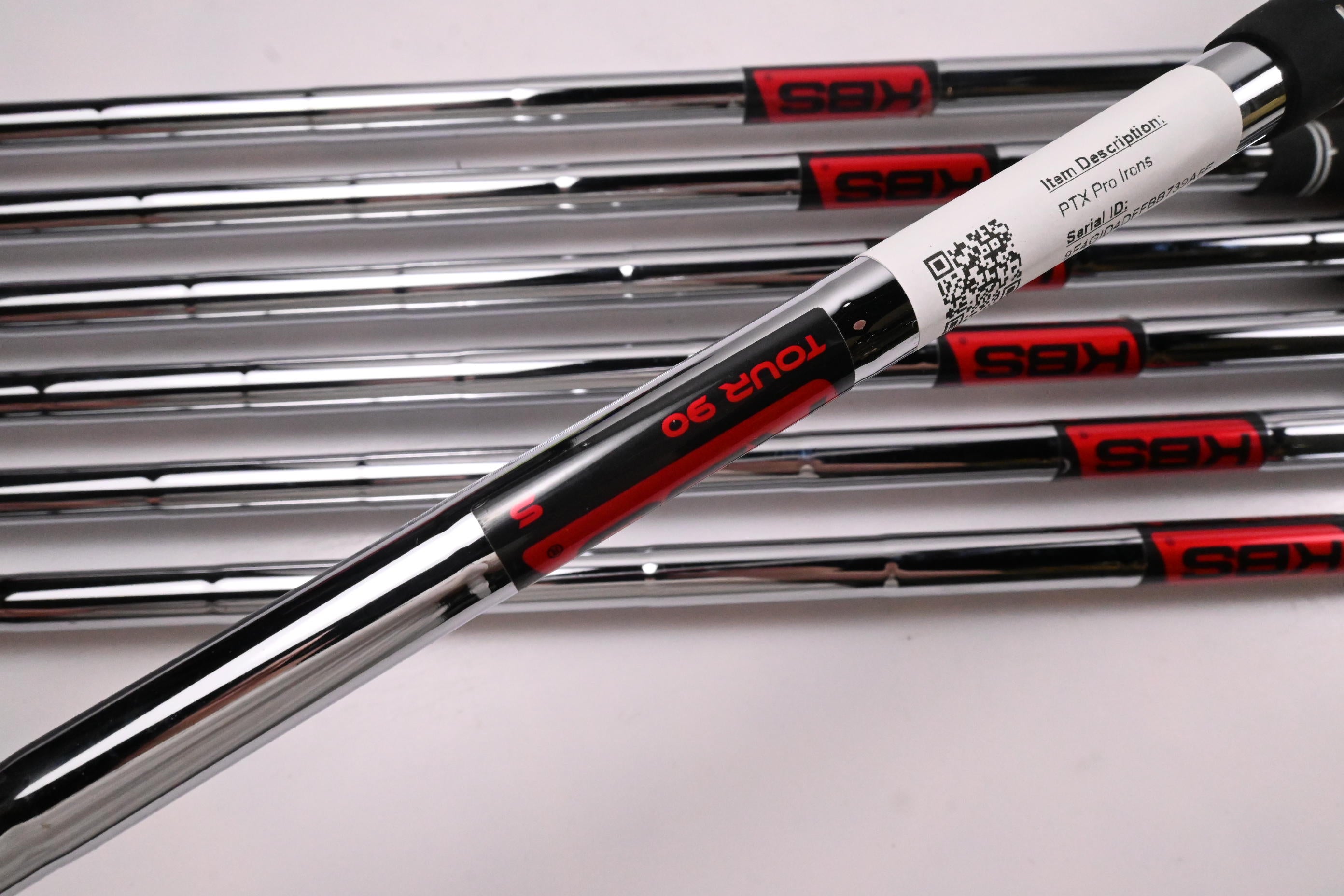 Ben Hogan PTX Pro Irons / 4-PW / Stiff Flex KBS Tour 90 Shafts