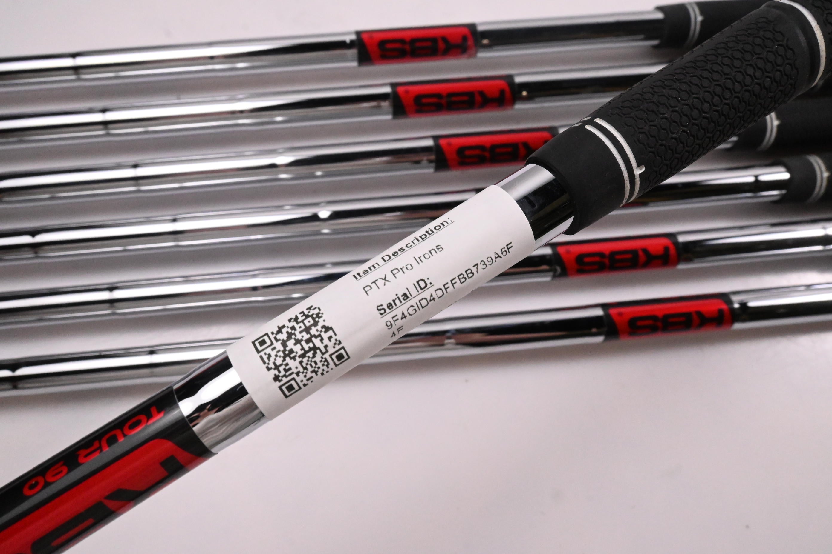 Ben Hogan PTX Pro Irons / 4-PW / Stiff Flex KBS Tour 90 Shafts