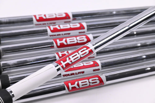 KBS Tour Lite 100 Iron Shafts / Stiff Flex / Set of 7 / .355" Taper Tips