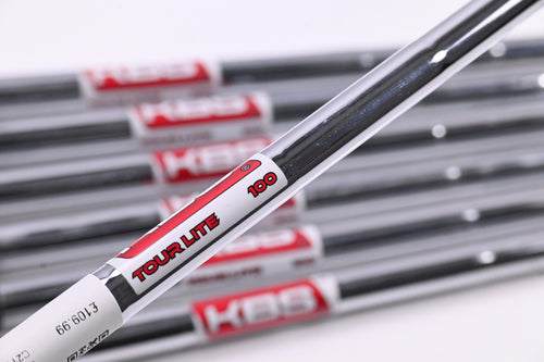 KBS Tour Lite 100 Iron Shafts / Stiff Flex / Set of 7 / .355" Taper Tips