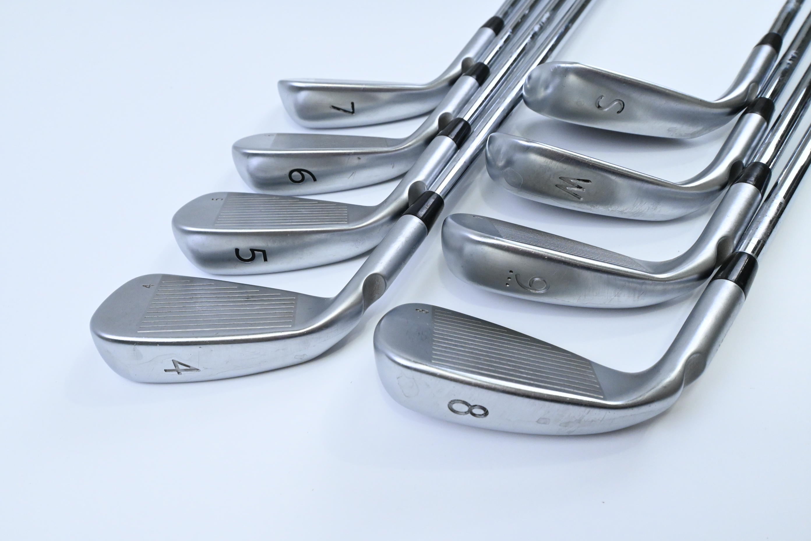 Ping G400 Irons / 4-PW+SW / Red Dot / Regular Flex Ping AWT 2.0 Shafts