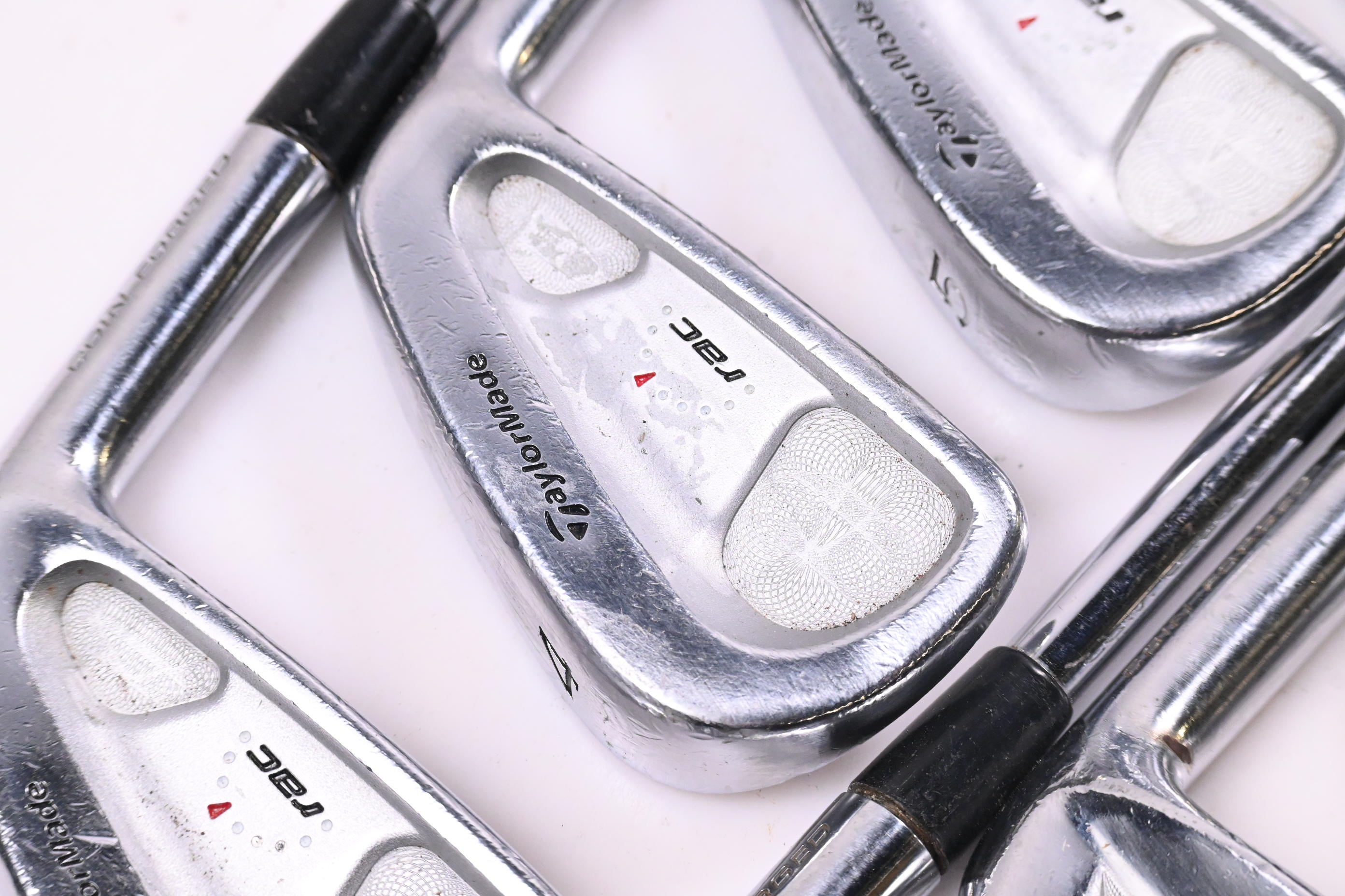 Taylormade RAC CB Coin Forged Irons / 3-PW / Stiff Flex Steel Shafts
