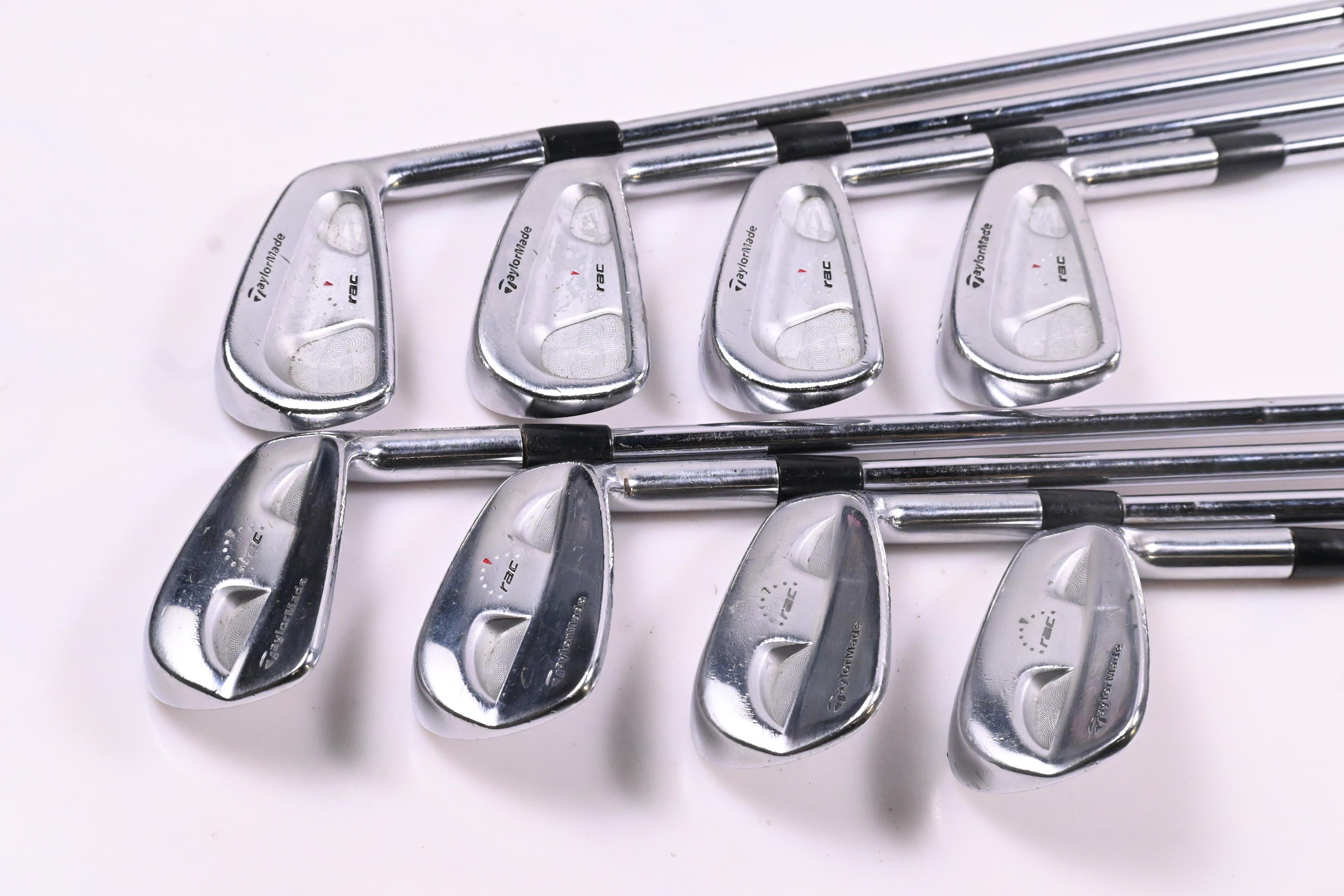 Taylormade RAC CB Coin Forged Irons / 3-PW / Stiff Flex Steel Shafts