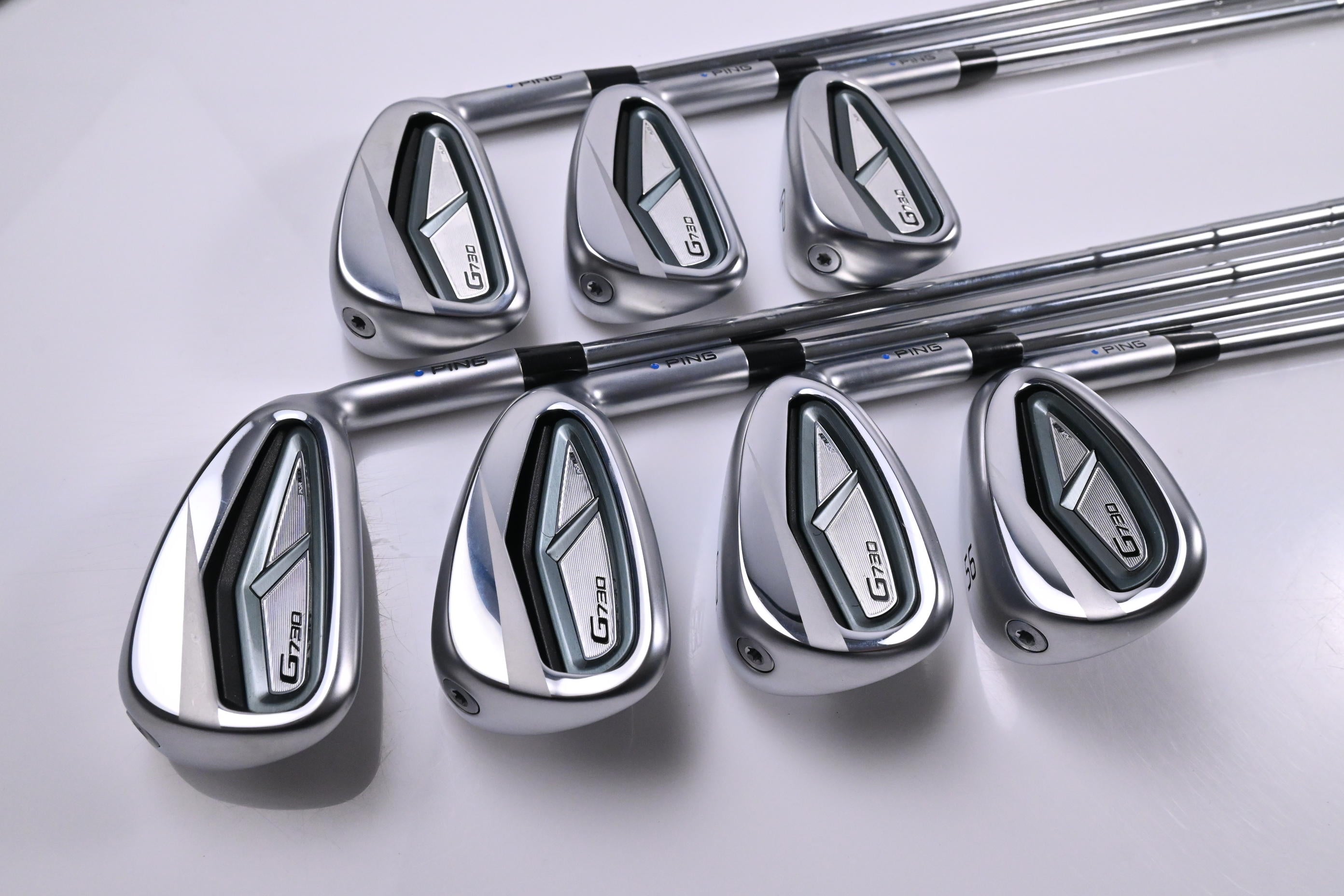 Ping G740 Irons / 5-PW+56 Degree / Blue Dot / Regular Flex Dynamic Gold Mid 100