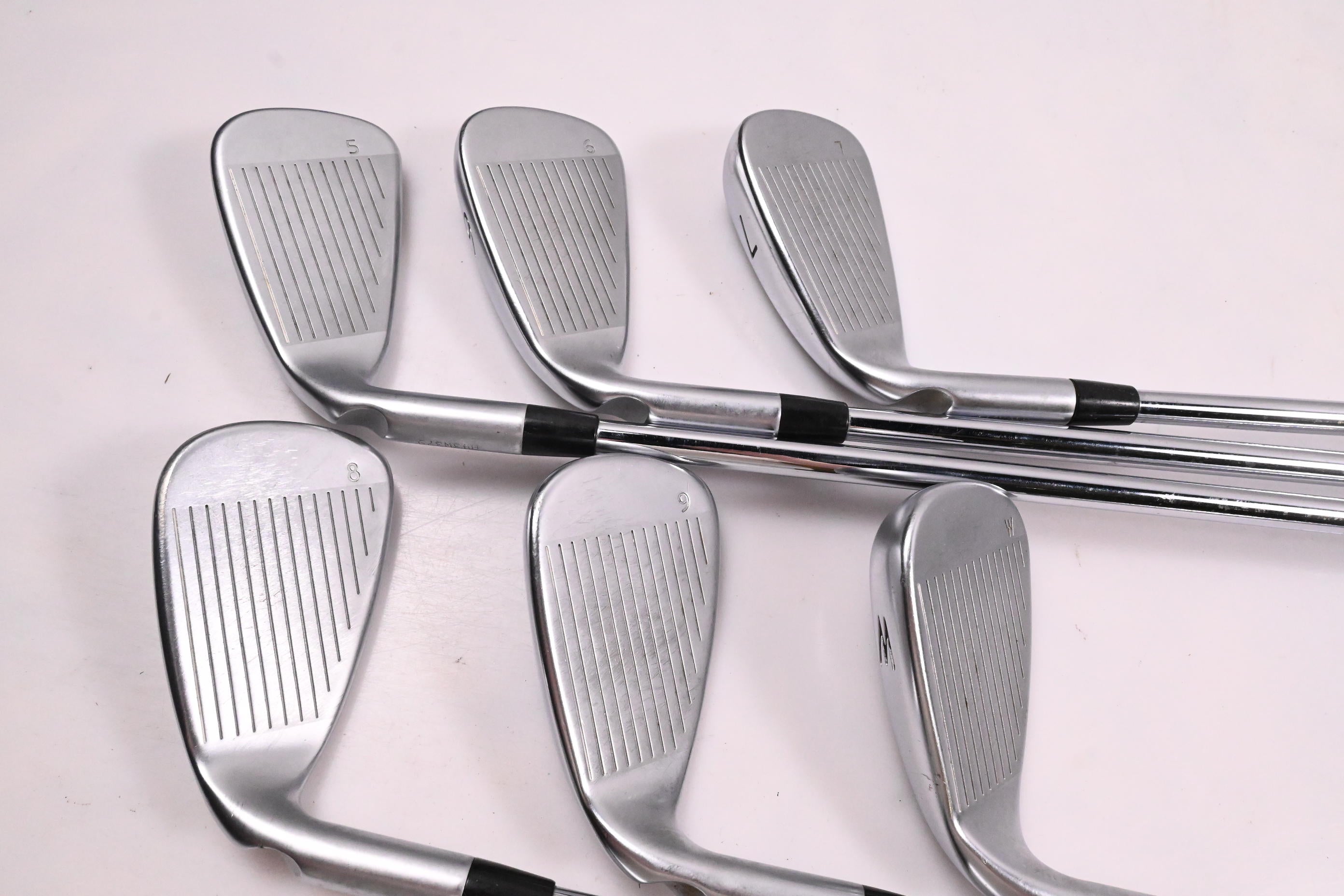 Ping G400 Irons / 5-PW / Green Dot / Regular Flex Ping AWT 2.0 Shafts