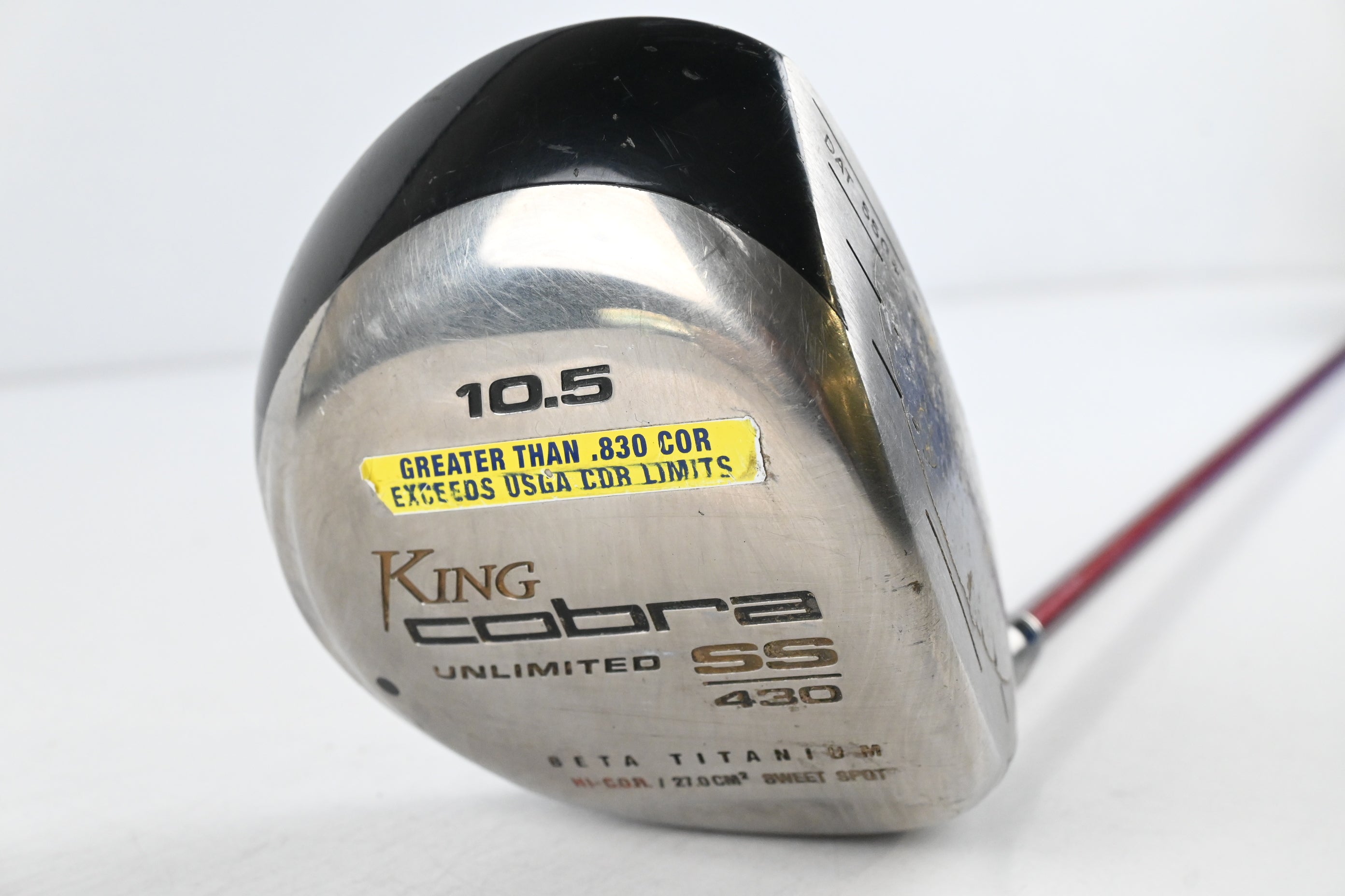 Cobra SS Driver / 10.5 Degree / Regular Flex Graphite Design Tour 55 Shaft