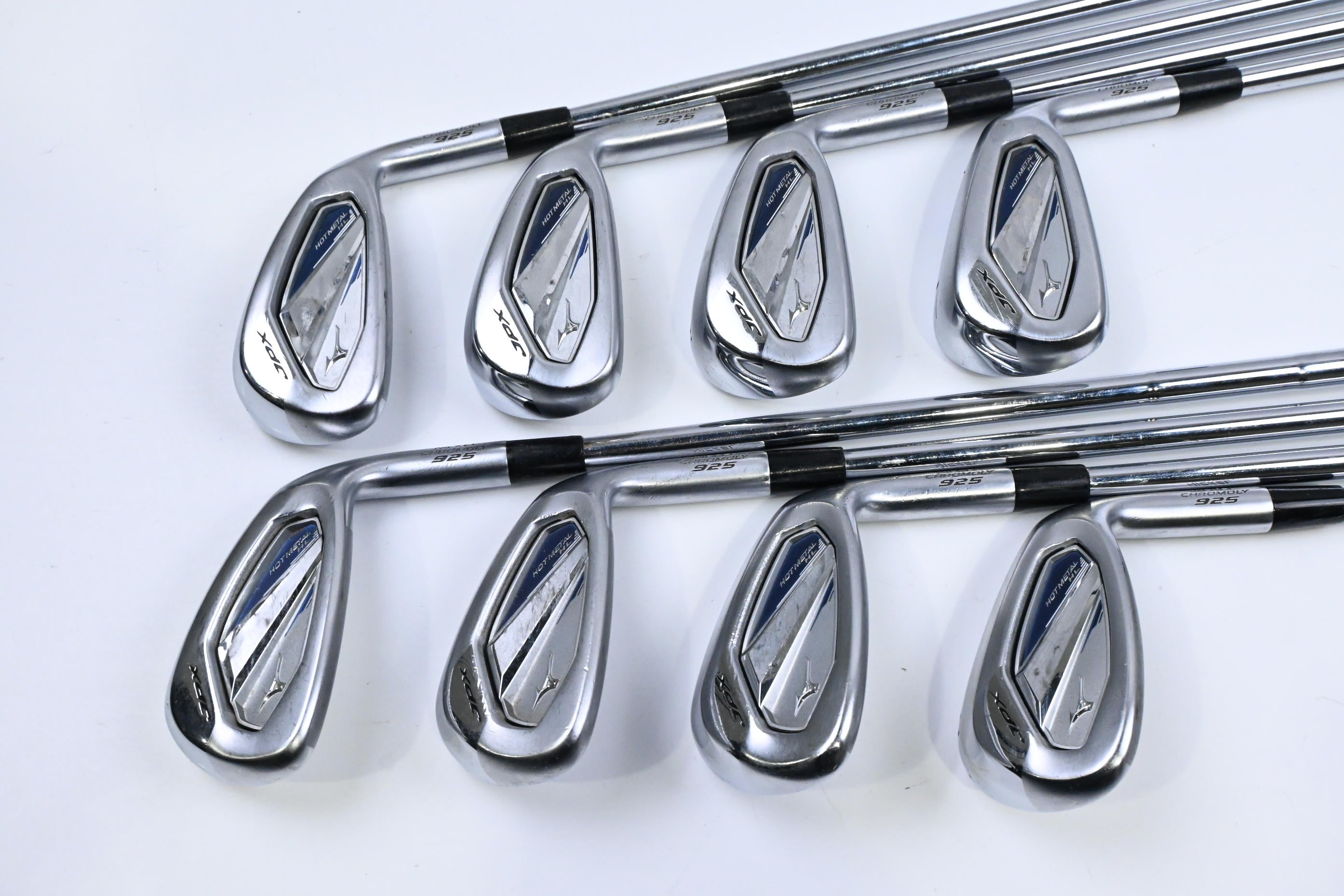 Mizuno JPX 925 Hot Metal HL Irons / 4-PW+GW / Stiff Flex Dynamic Gold 120