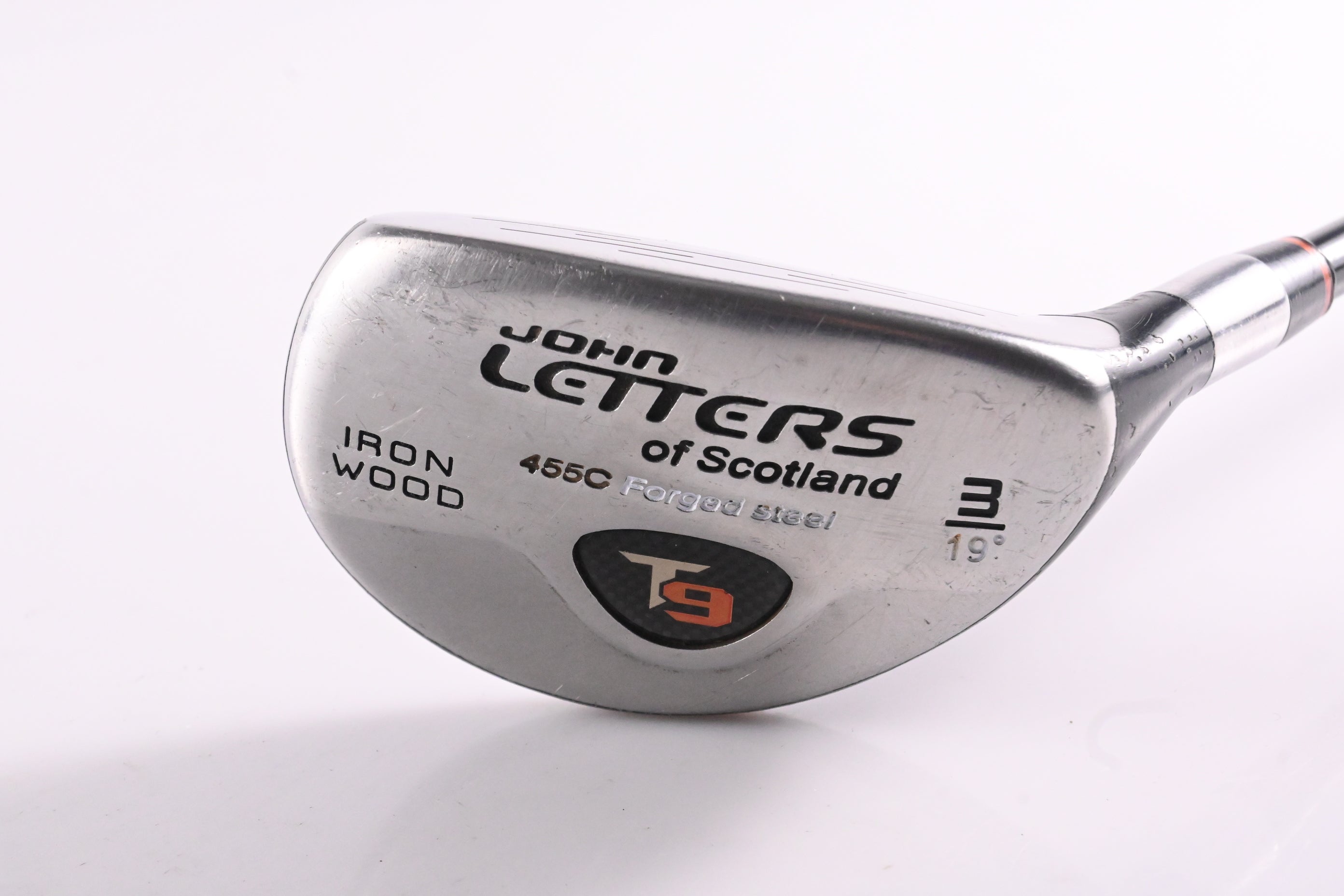 John Letters T9 #3 Hybrid / 19 Degree / Stiff Flex Grafalloy Acer Lite Shaft