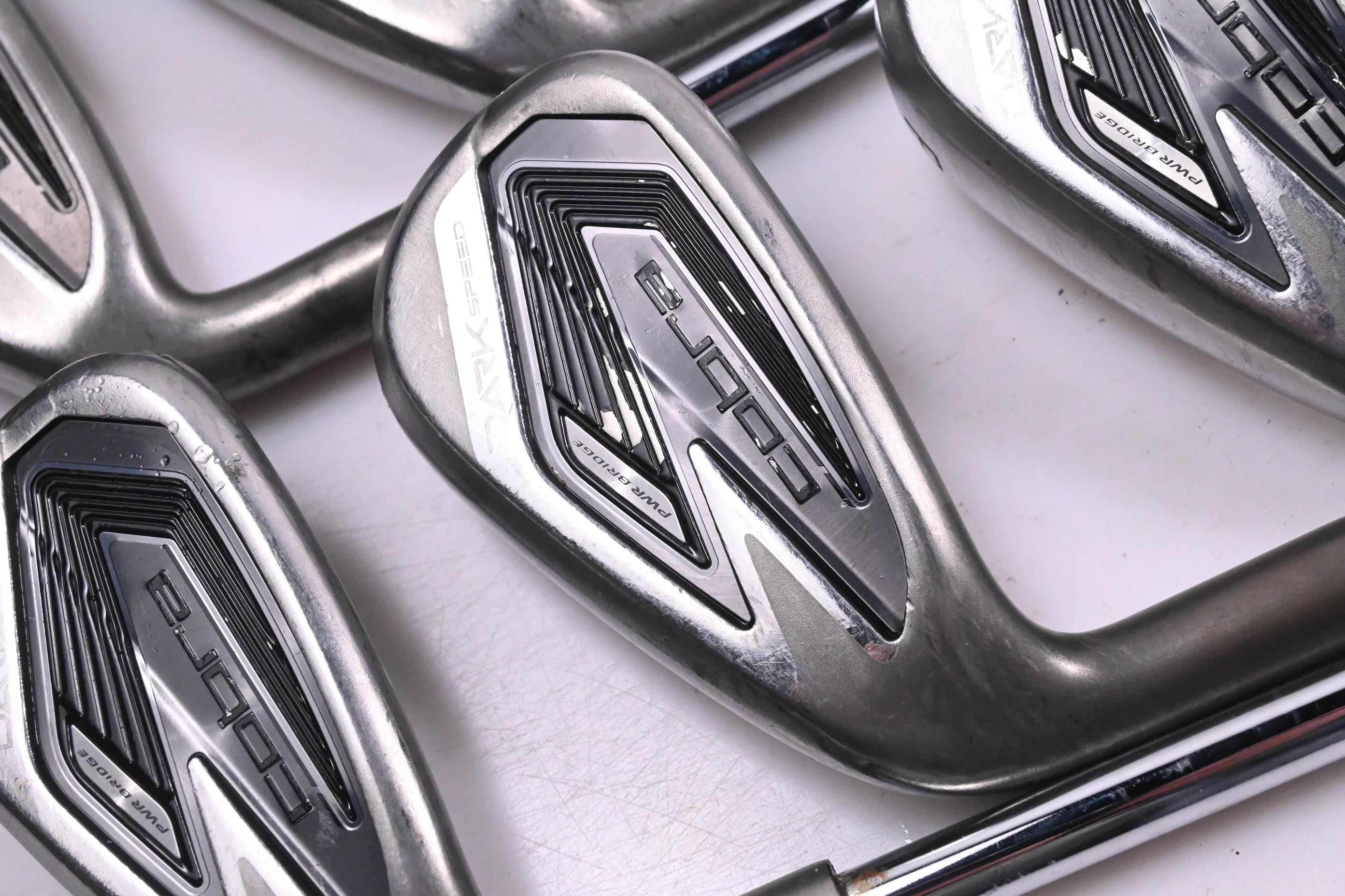 Left Hand Cobra Darkspeed Irons / 6-PW / Stiff Flex Steel Shafts