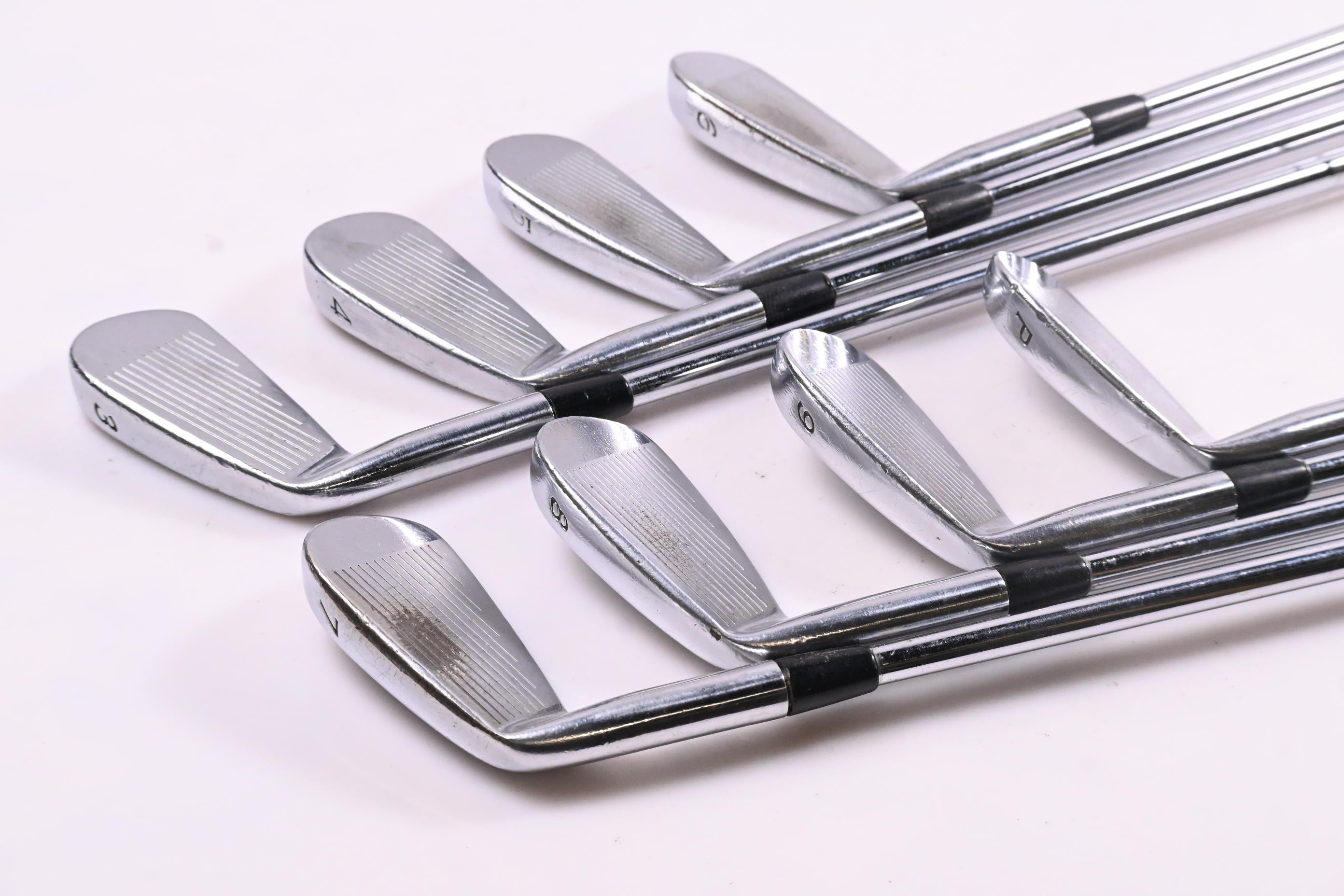 Taylormade RAC CB Coin Forged Irons / 3-PW / Stiff Flex Steel Shafts