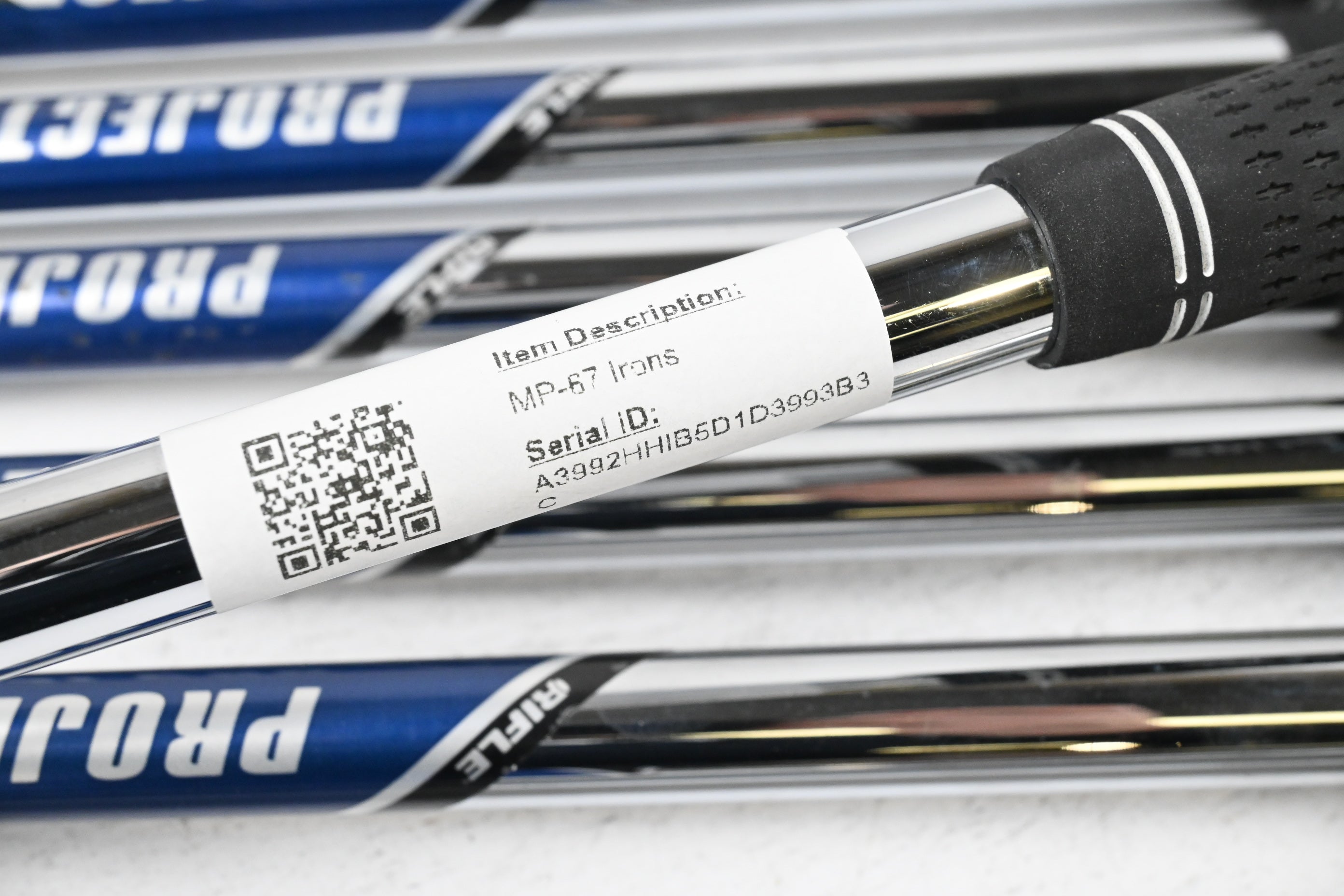 Mizuno MP-67 Irons / 3-PW / Stiff Flex Project X Shafts
