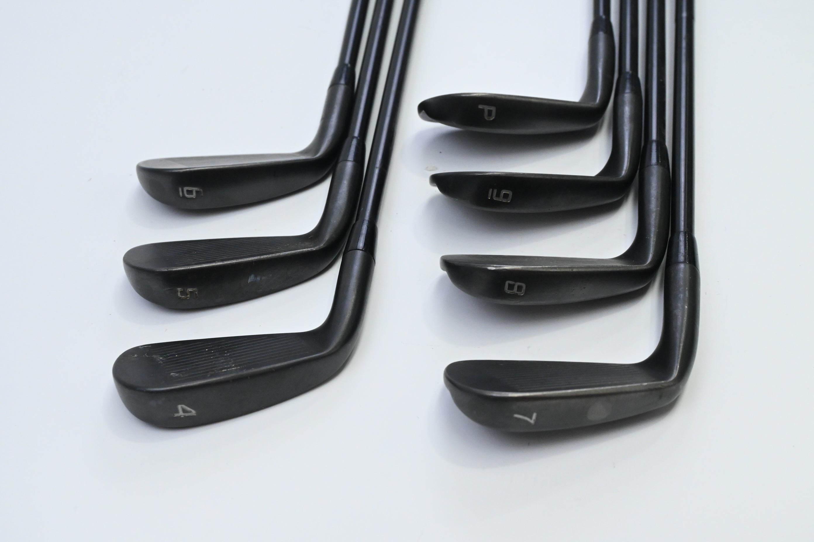 Cobra King Forged CB/MB 2019 Black Irons / 4-PW / Stiff Flex AMT White S300