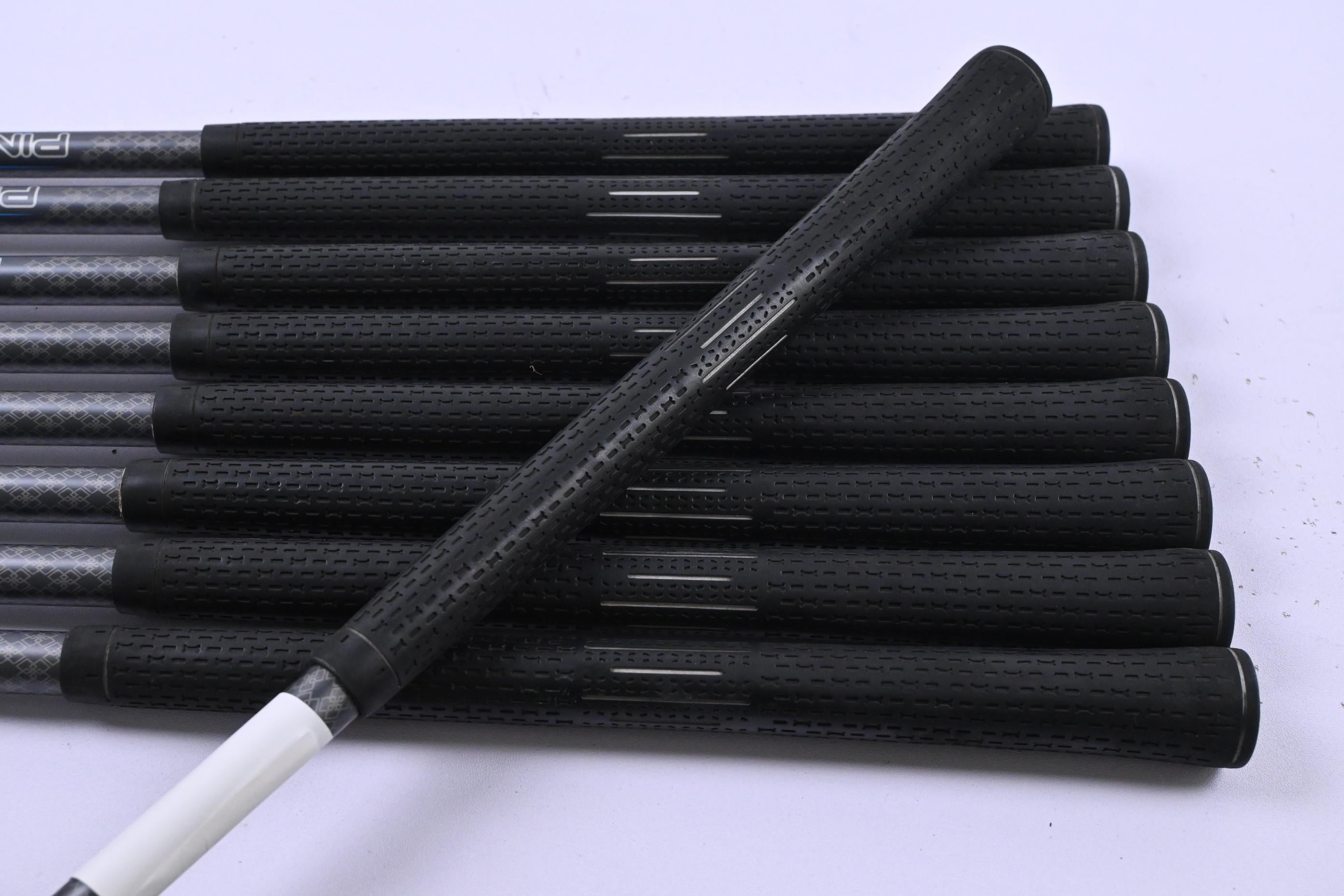 Ping G Series Irons / 4-PW+GW+SW / Green Dot / Senior Flex Ping CFS 65 Shafts
