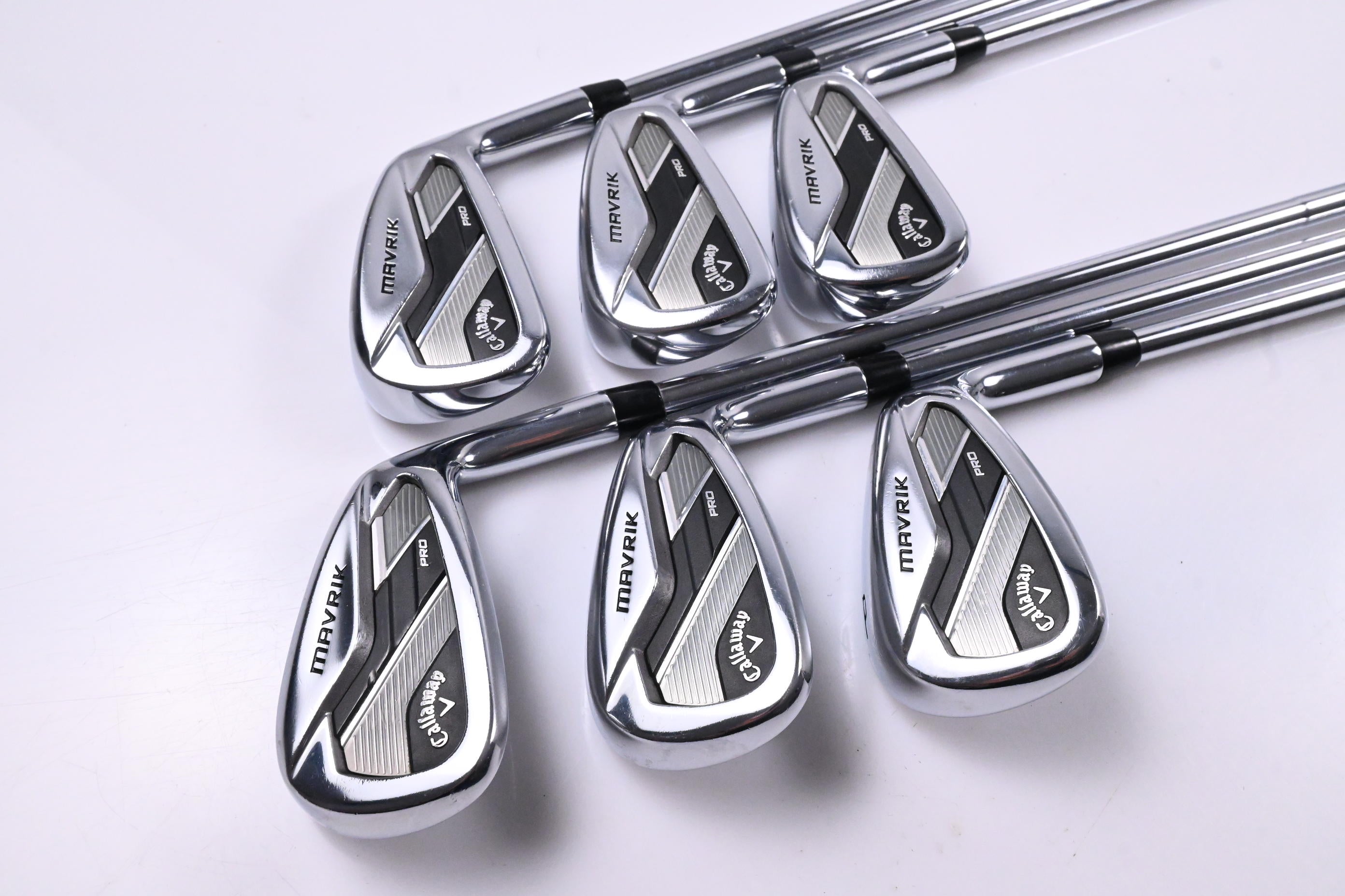 Callaway Mavrik Pro Irons / 5-PW / Stiff Flex Elevate 105 VSS Pro Shafts