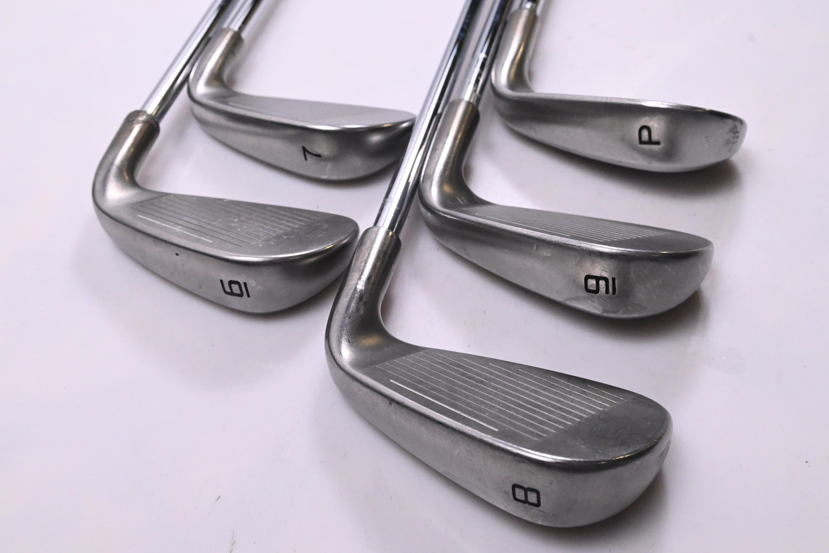Left Hand Cobra Darkspeed Irons / 6-PW / Stiff Flex Steel Shafts