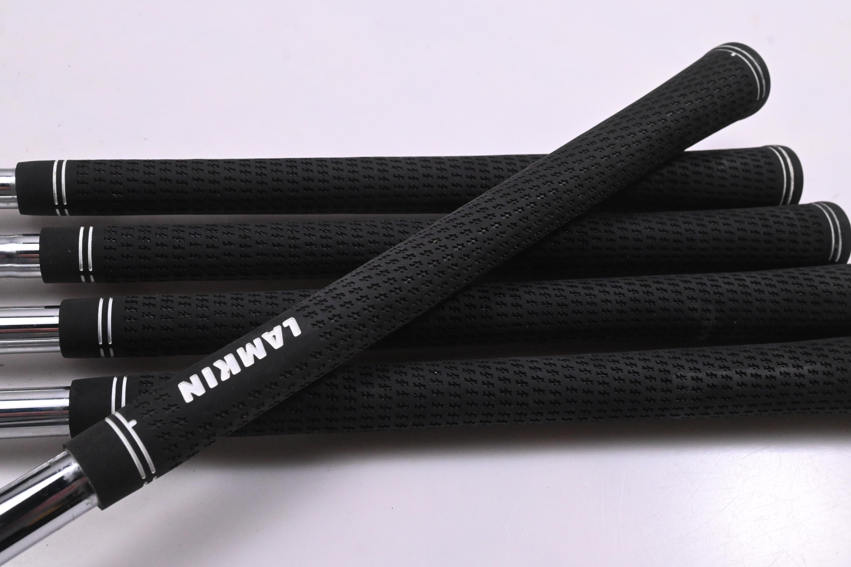 Left Hand Cobra Darkspeed Irons / 6-PW / Stiff Flex Steel Shafts