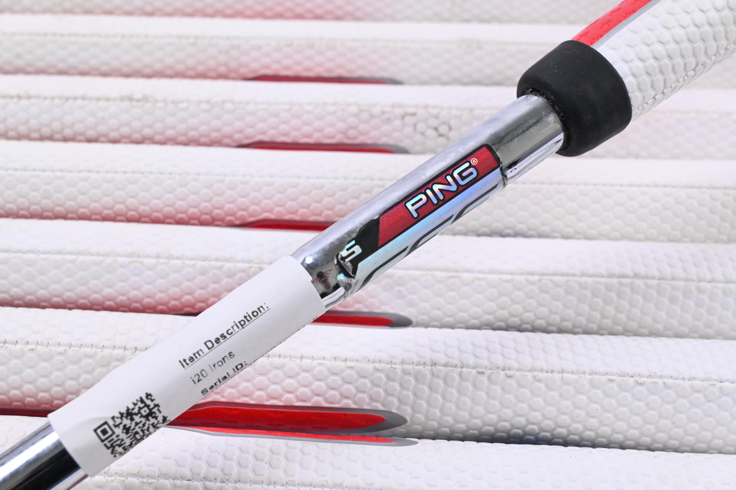 Ping i20 Irons / 4-PW+GW+SW / Blue Dot / Stiff Flex Ping CFS Shafts