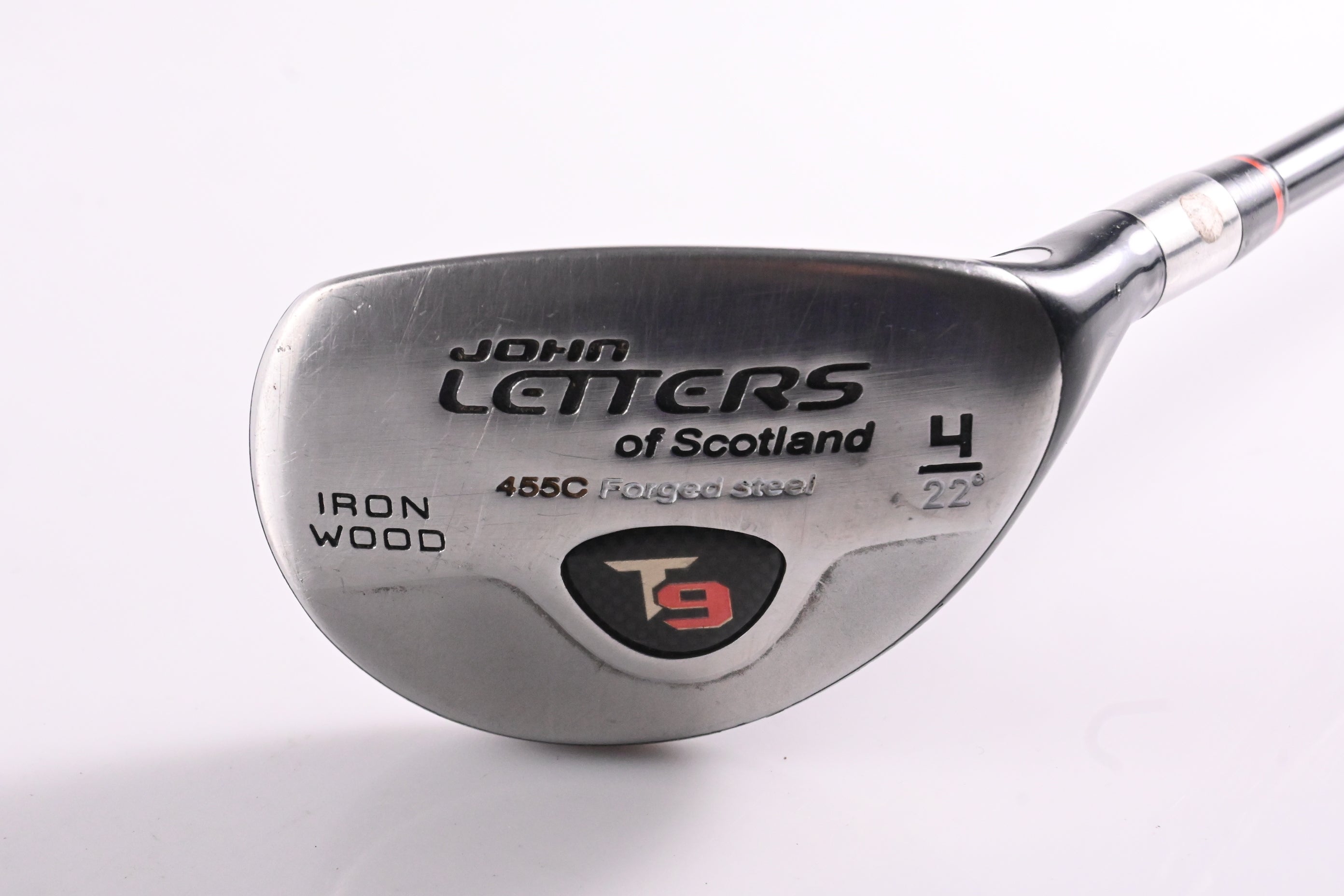 John Letters T9 #4 Hybrid / 22 Degree / Stiff Flex Grafalloy Acer Lite Shaft