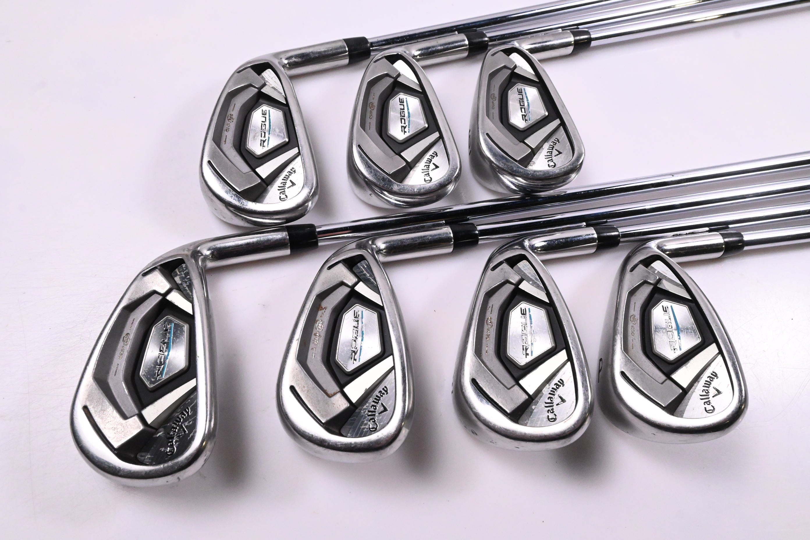 Callaway Rogue Irons / 4-PW / Stiff Flex XP ST15 105 S300 Shafts