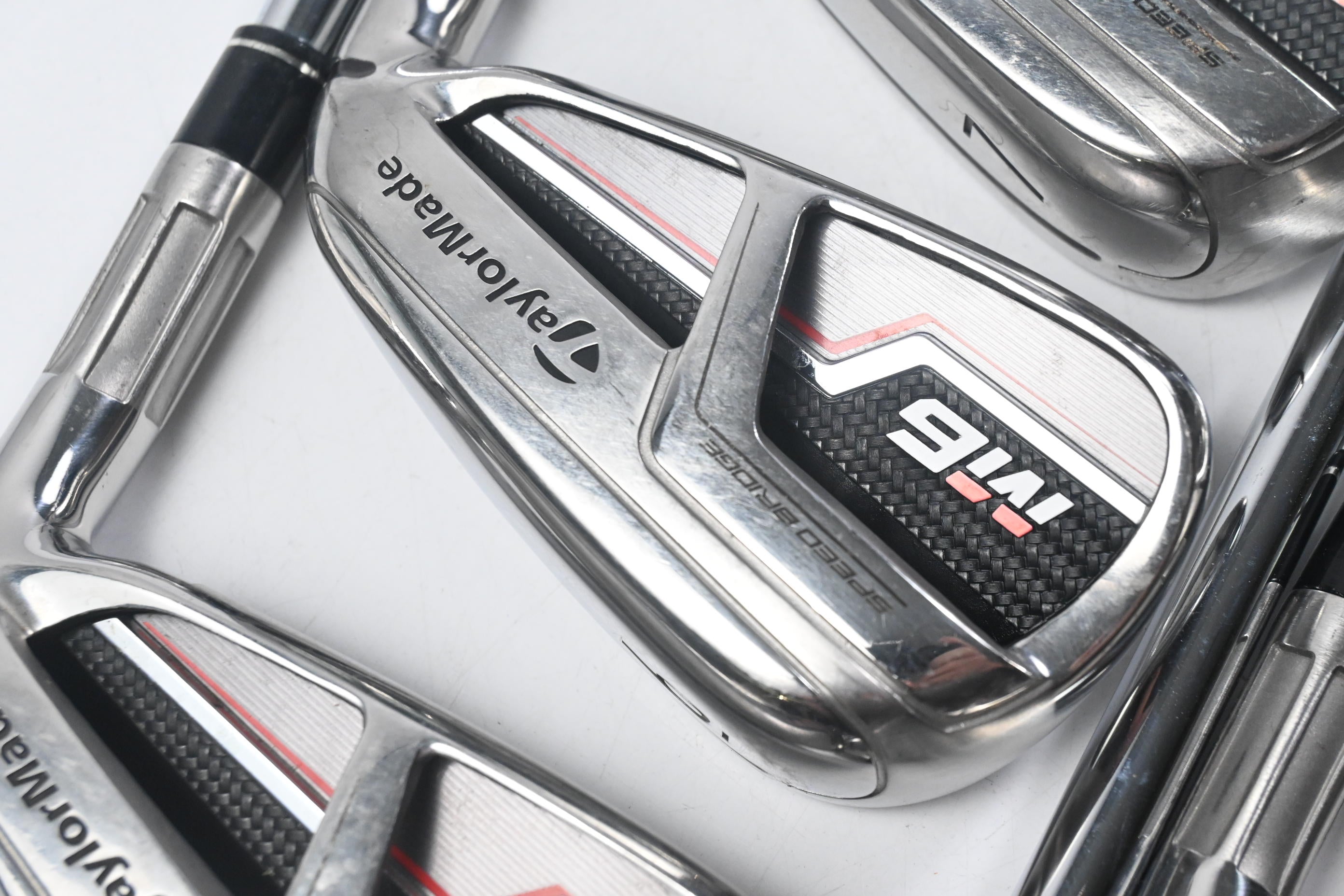 Taylormade M6 Irons / 5-PW+SW / Stiff Flex KBS MAX 85 Shafts