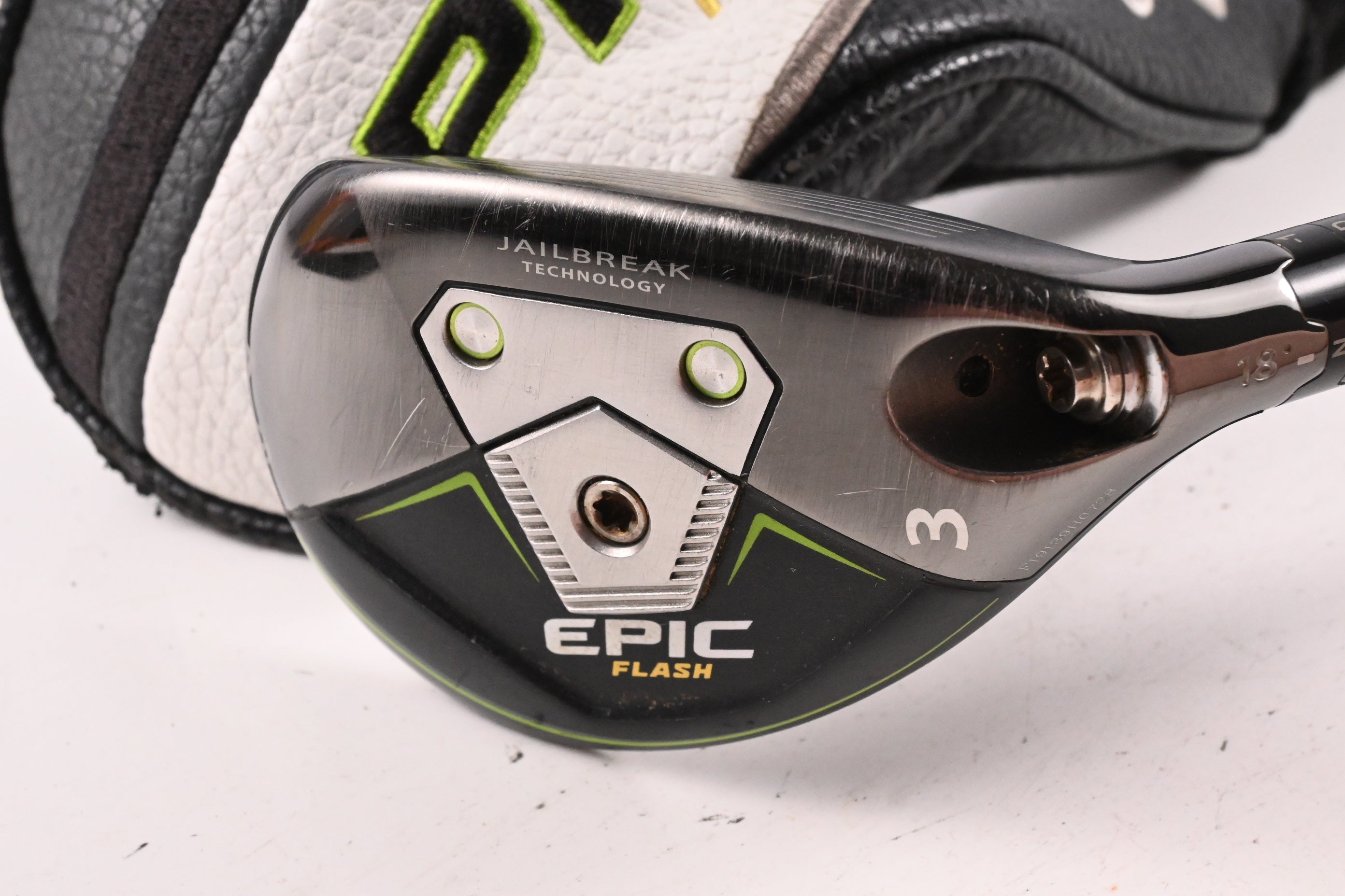 Callaway Epic Flash #3 Hybrid / 18 Degree / Stiff Flex Tensei AV Silver 70 Shaft