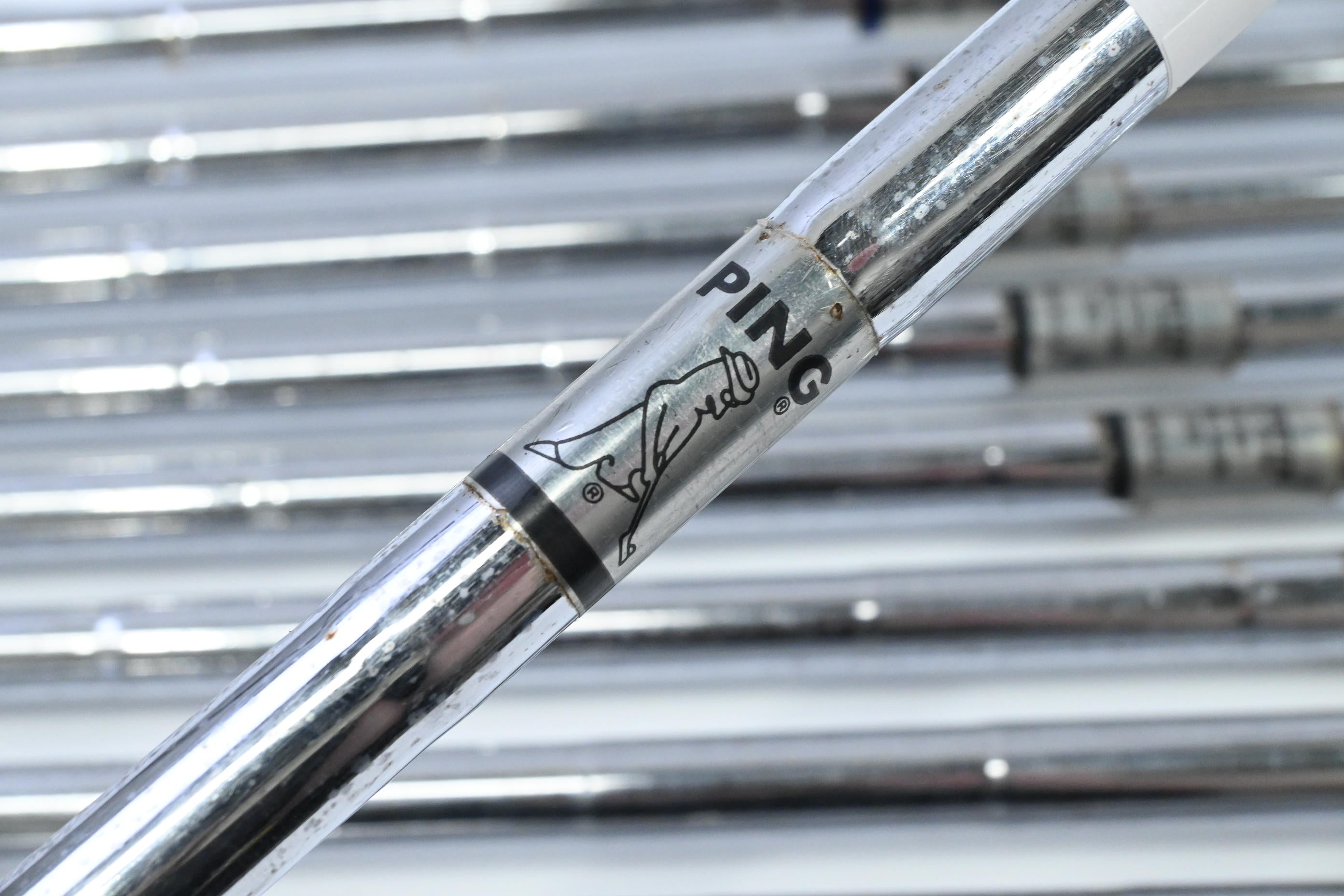 Ping Karsten I Irons / 3-PW+SW / Black Dot / Stiff Flex Ping Karsten Shafts
