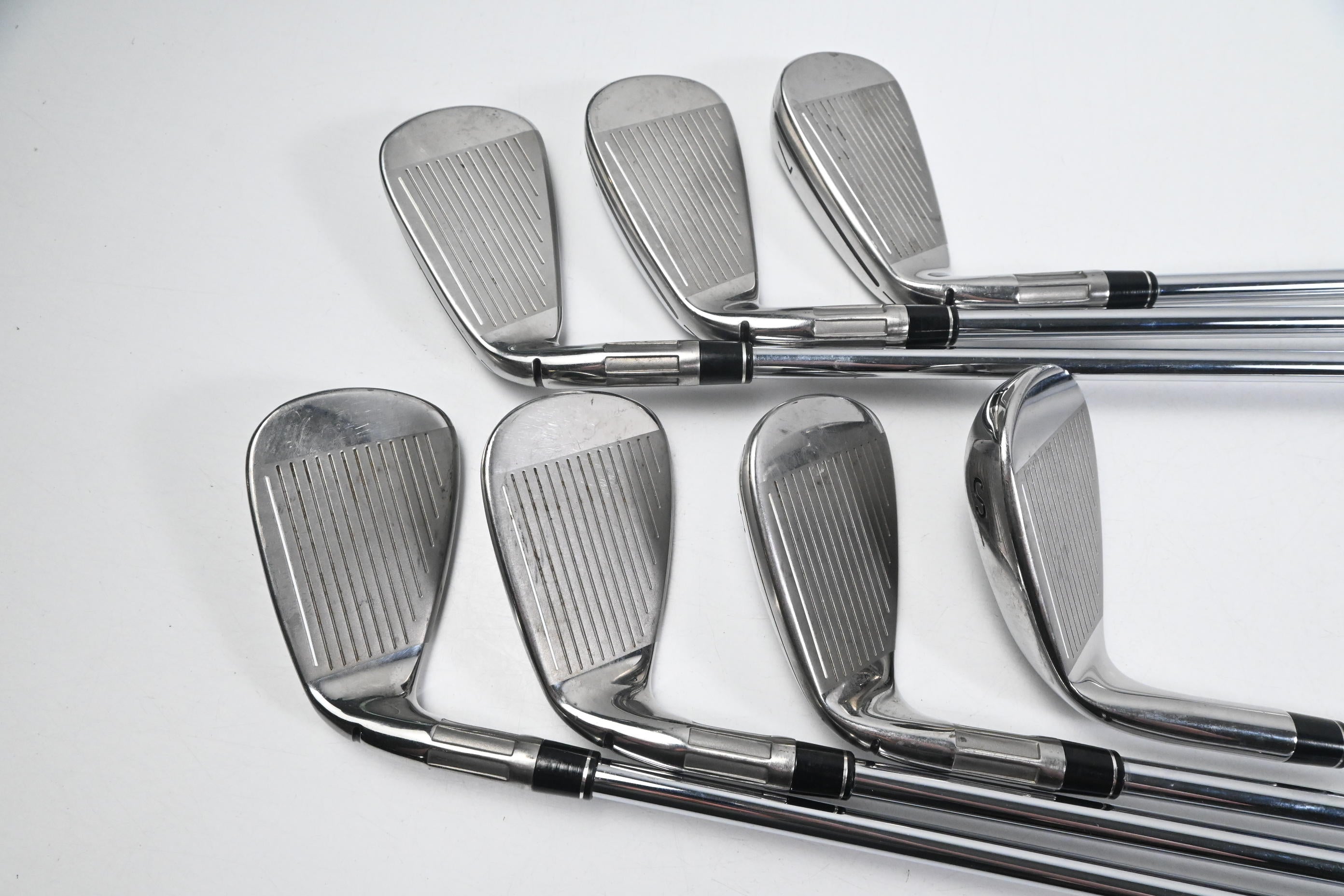 Taylormade M6 Irons / 5-PW+SW / Stiff Flex KBS MAX 85 Shafts