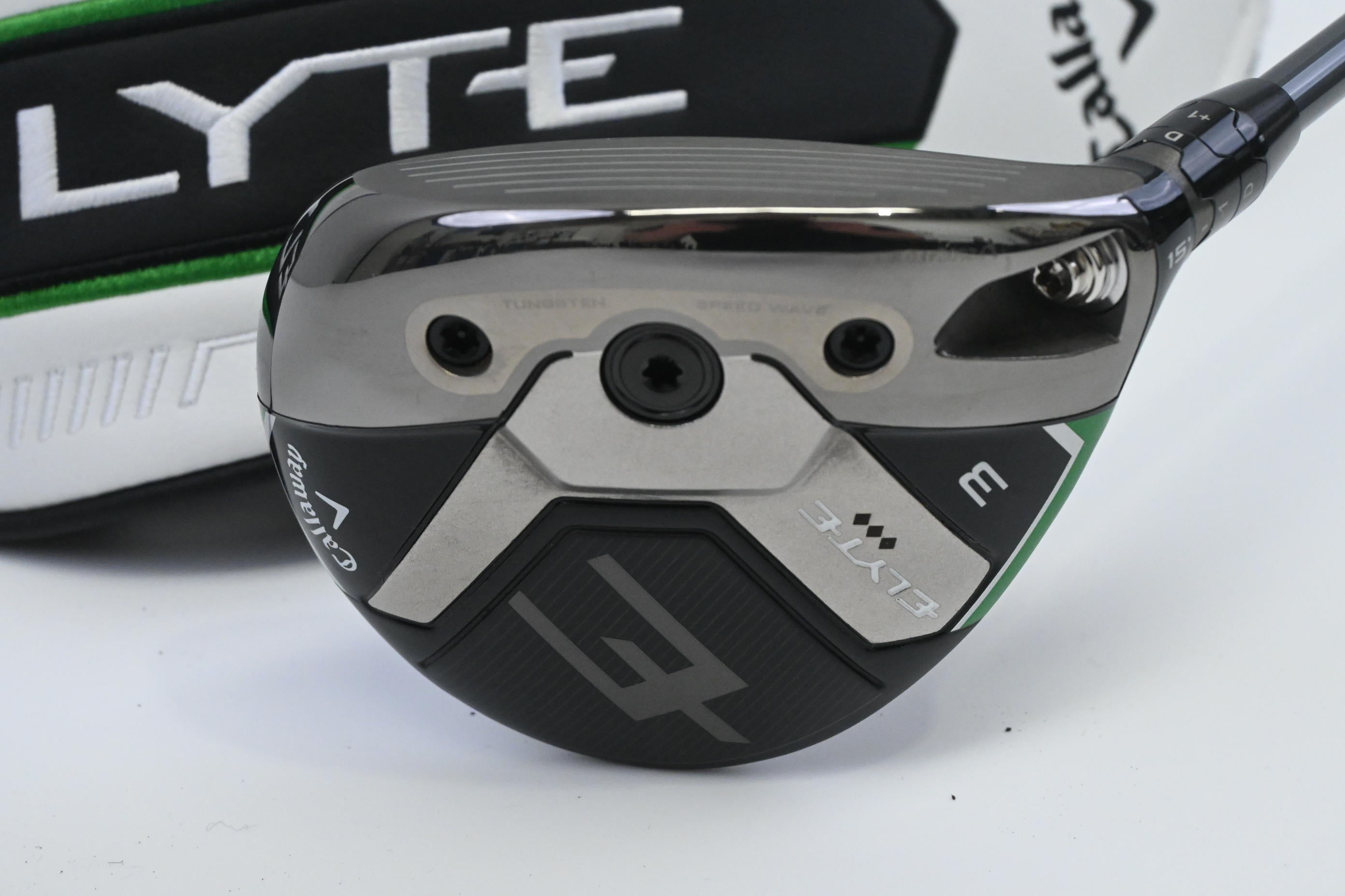Callaway Elyte Triple Diamond #3 Wood / 15 Degree / Regular Flex Denali Charcoal