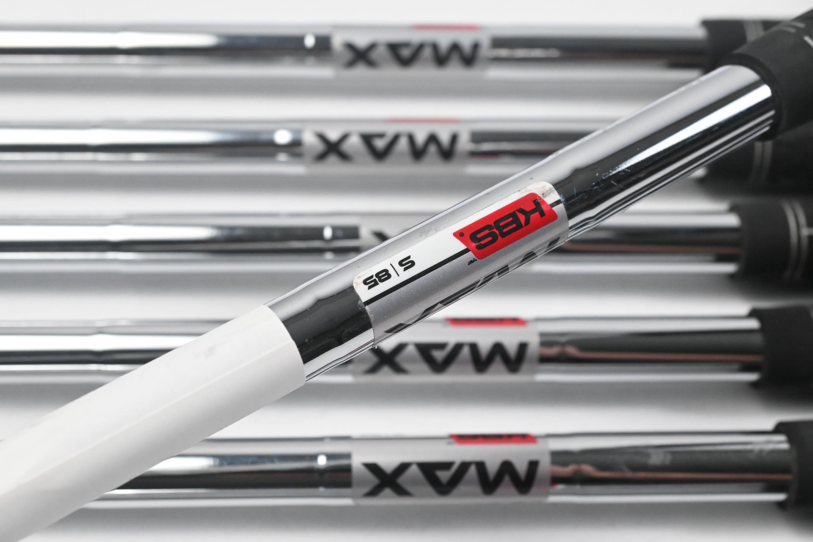 Taylormade M6 Irons / 5-PW+SW / Stiff Flex KBS MAX 85 Shafts