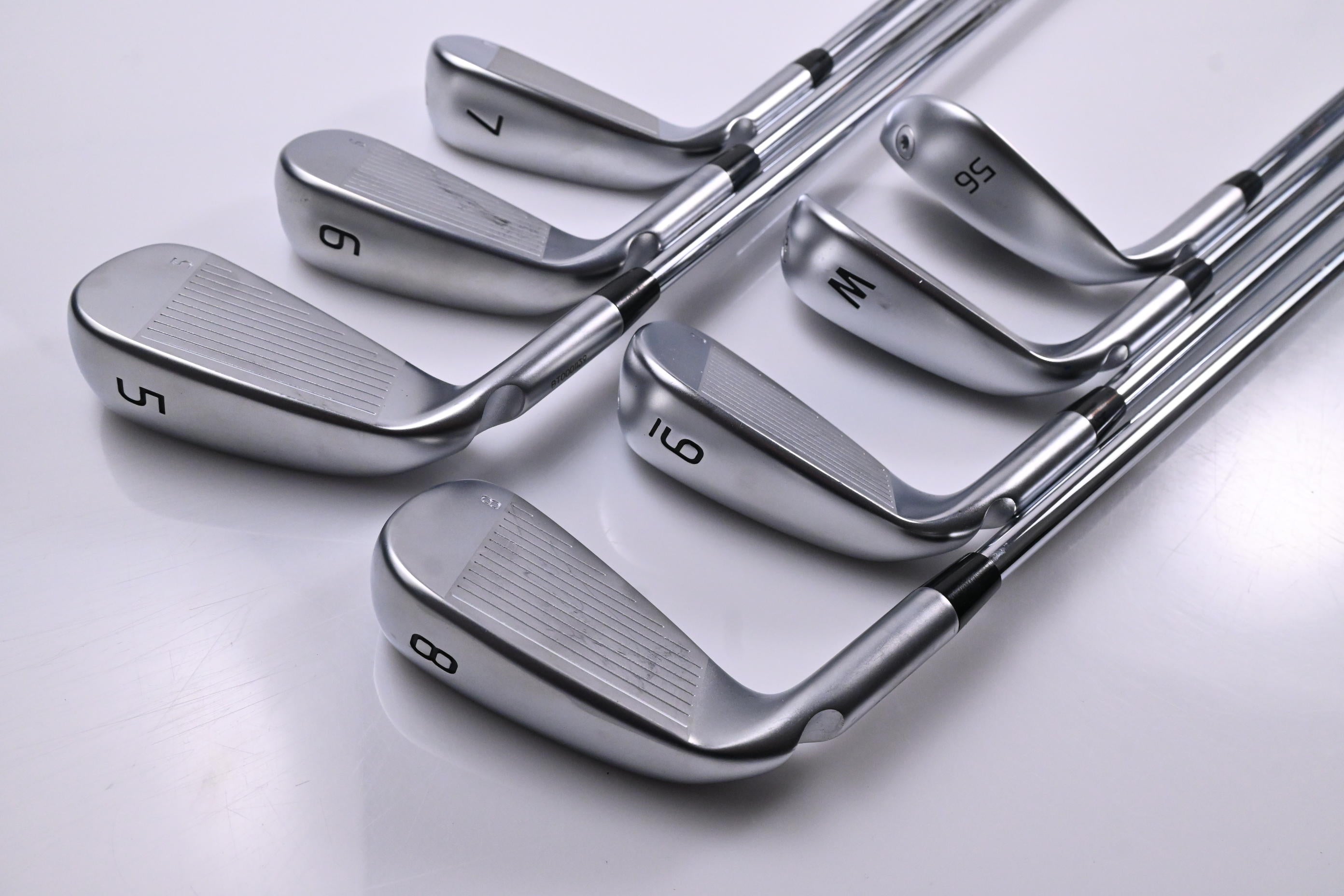 Ping G740 Irons / 5-PW+56 Degree / Blue Dot / Regular Flex Ping AWT 3.0 Shafts