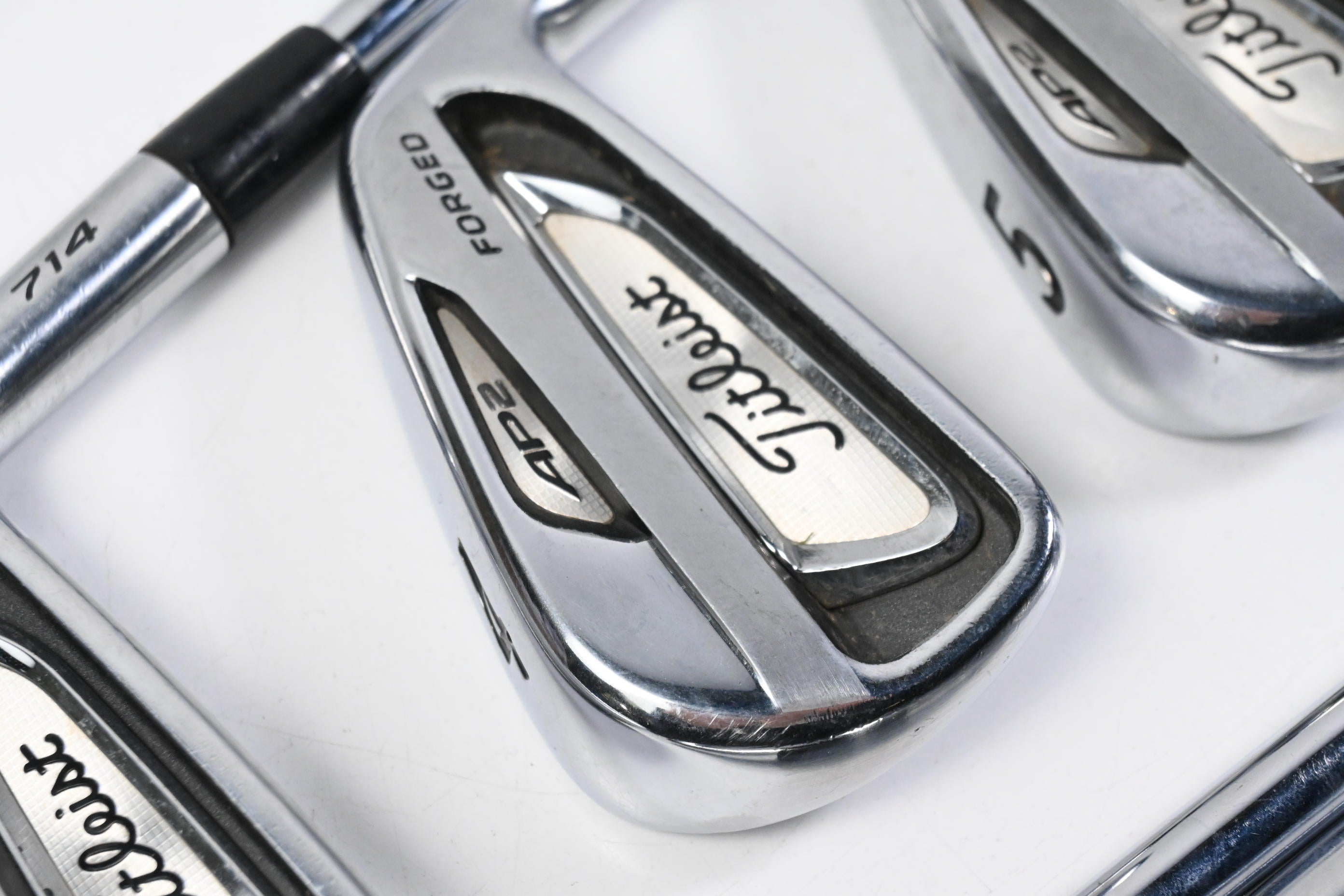 Titleist 714 AP2 Irons / 3-PW / Stiff Flex KBS Tour Shafts