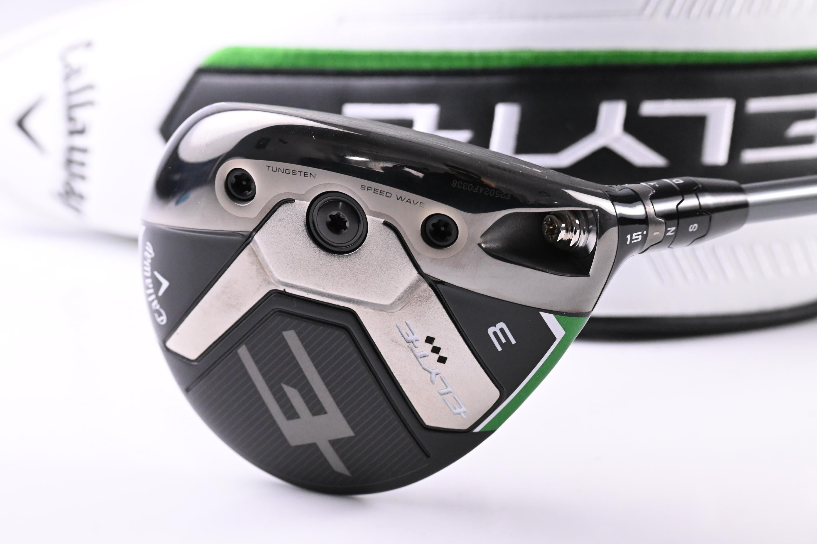 Callaway Elyte Triple Diamond #3 Wood / 15 Degree / Stiff Flex Denali Charcoal 70