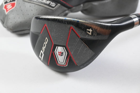 Wilson D300 #4 Hybrid / 22 Degree / Regular Flex D300 Superlight Shaft