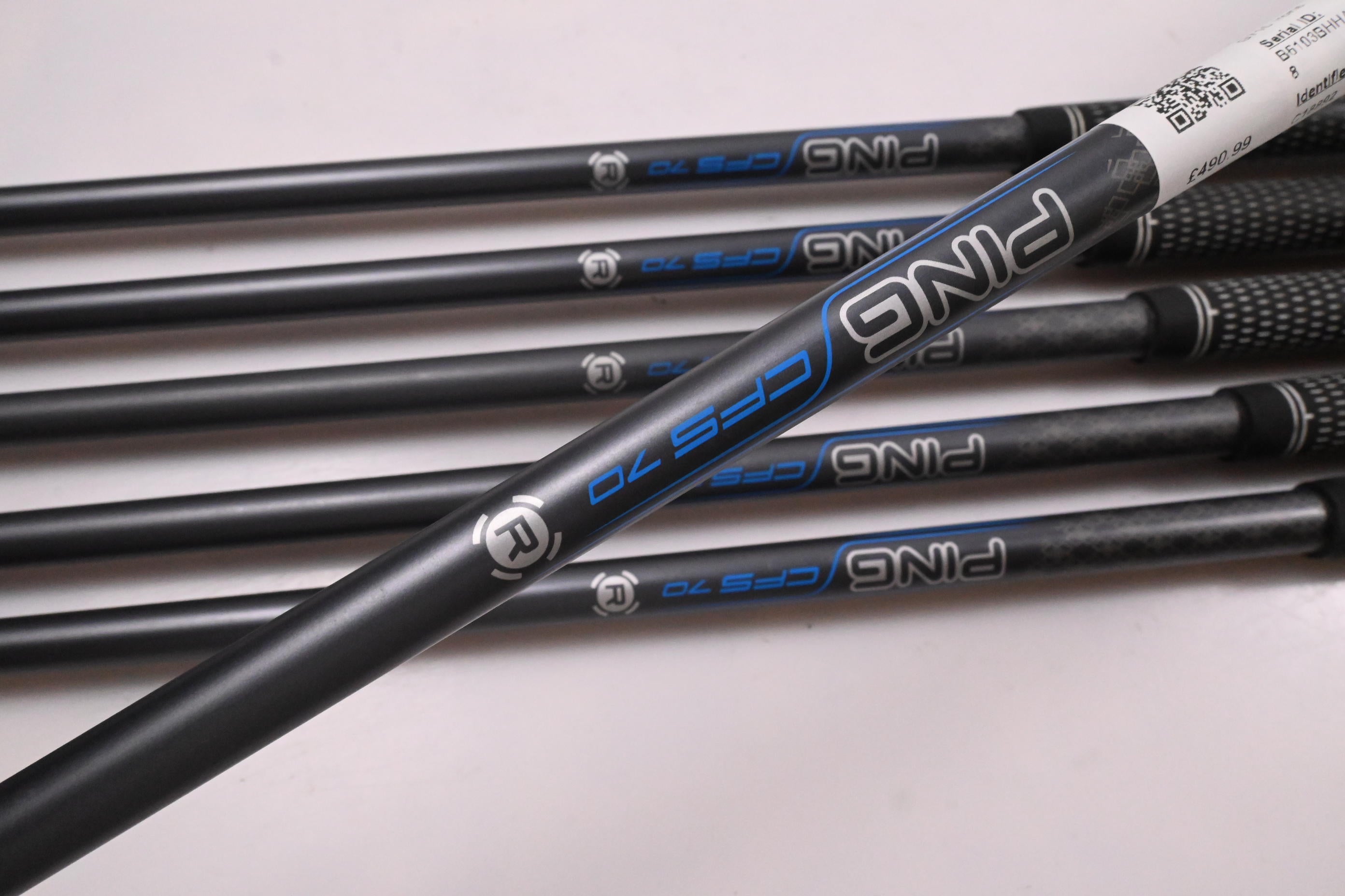 Ping G710 Irons / 6-PW+SW / Blue Dot / Regular Flex Ping CFS 70 Shafts