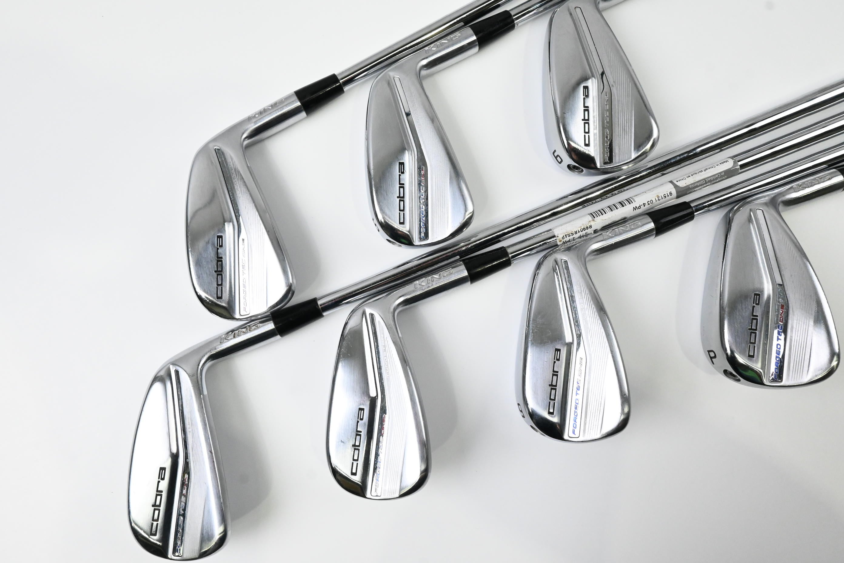 Cobra Forged Tec 2022 Irons / 4-PW / Stiff Flex KBS S-Taper Lite Shafts