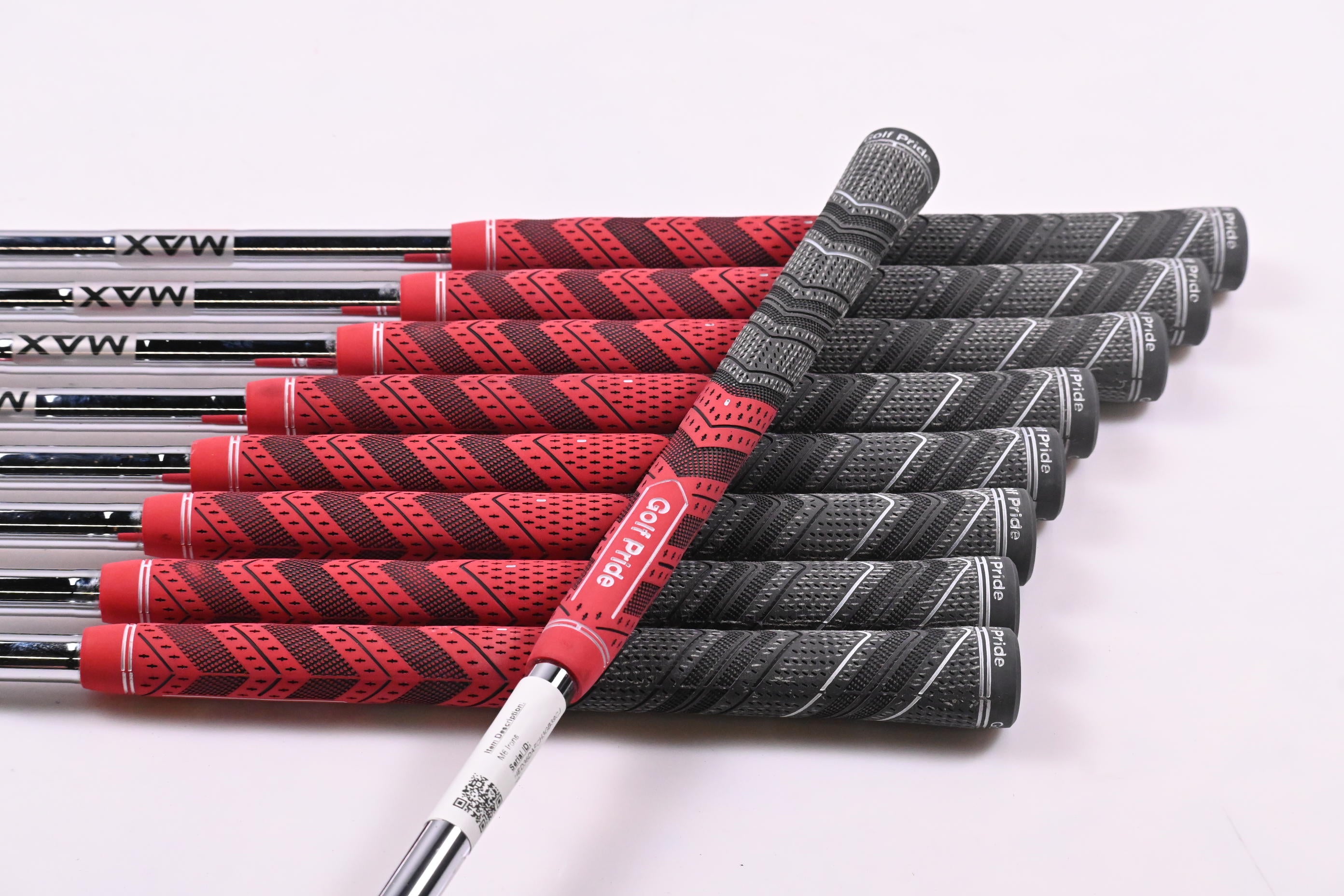 Taylormade M6 Irons / 4-PW+GW+SW / Regular Flex KBS MAX 85 Shafts