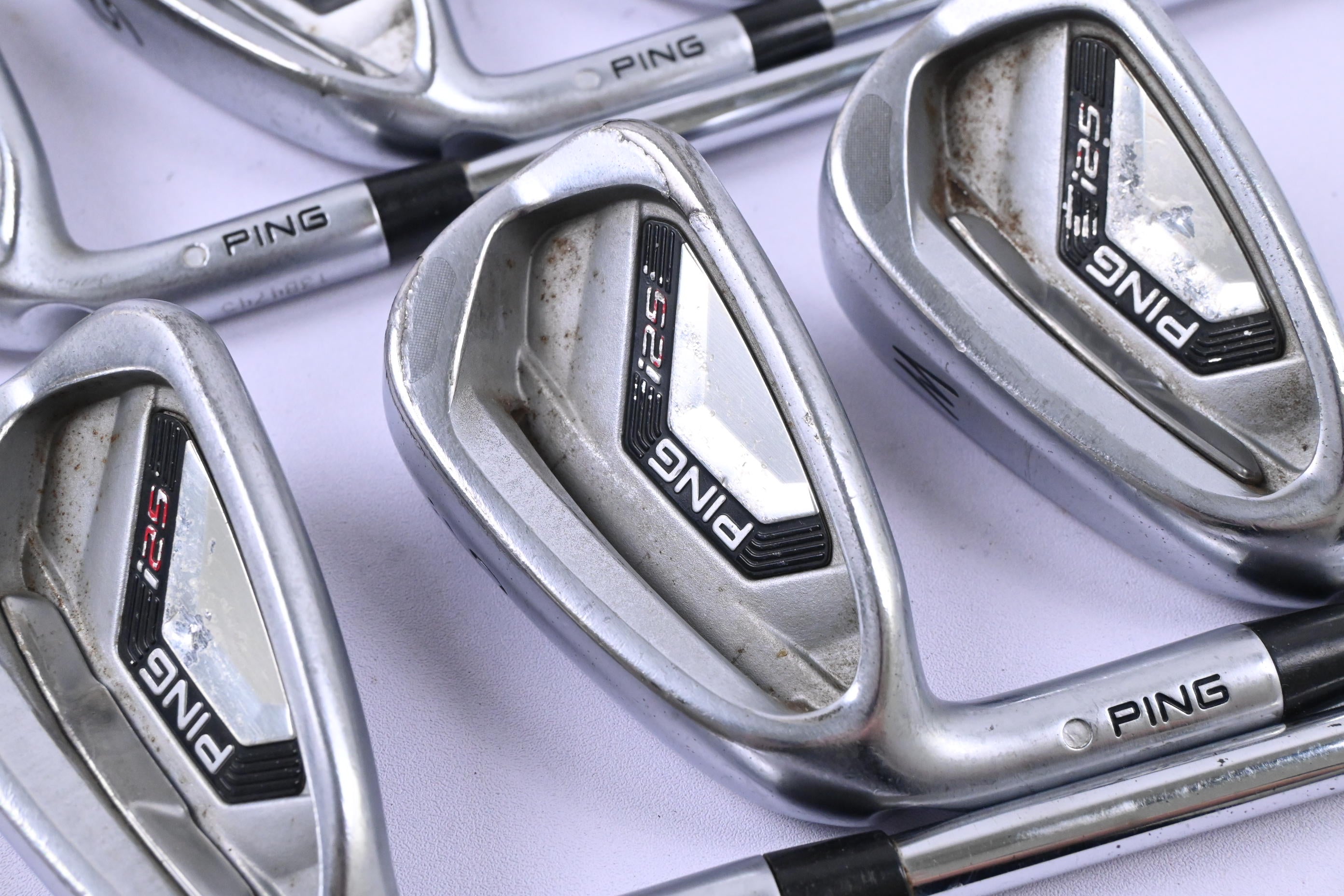 Left Hand Ping i25 Irons / 5-PW / Silver Dot / Regular Flex Ping CFS Shafts