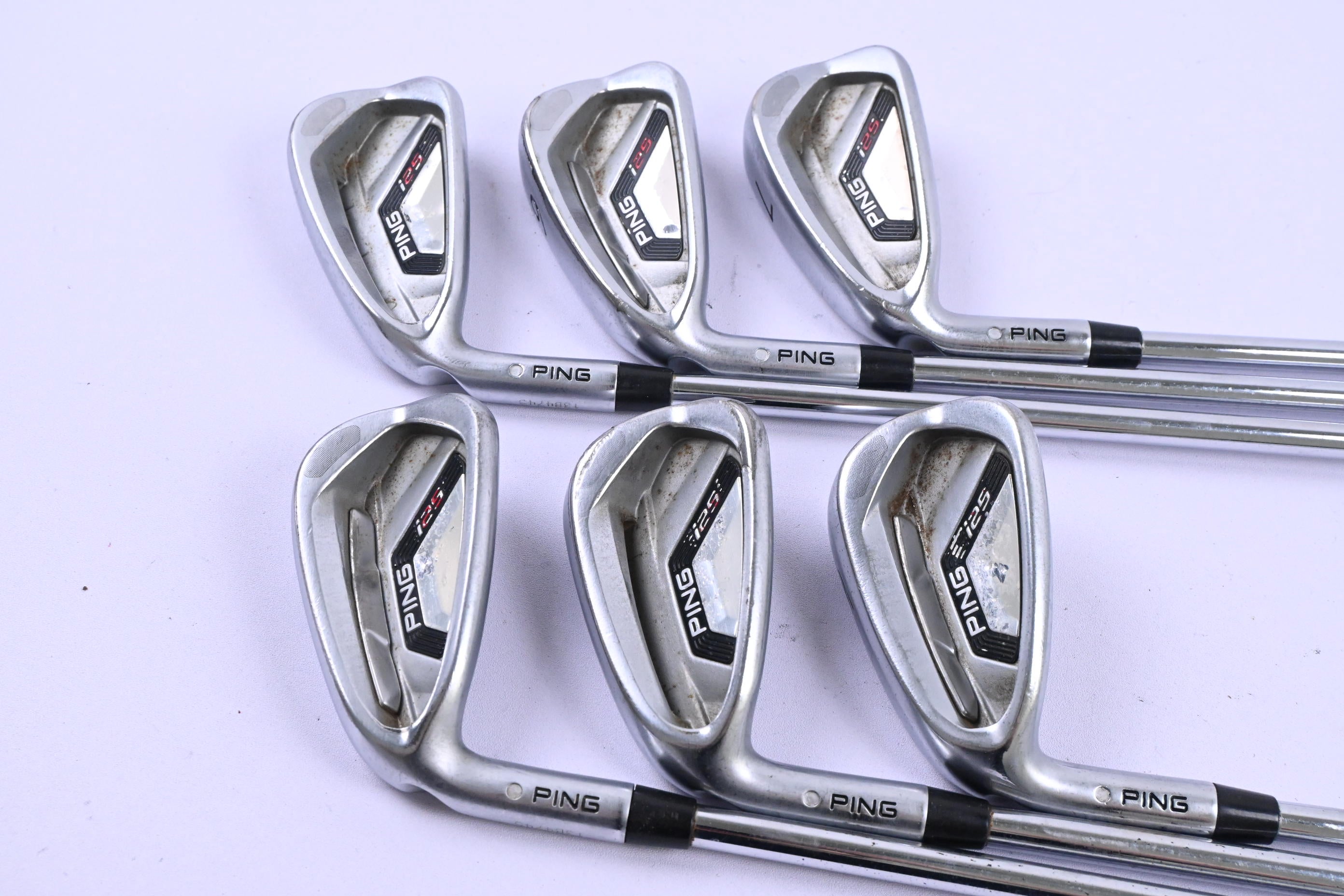 Left Hand Ping i25 Irons / 5-PW / Silver Dot / Regular Flex Ping CFS Shafts