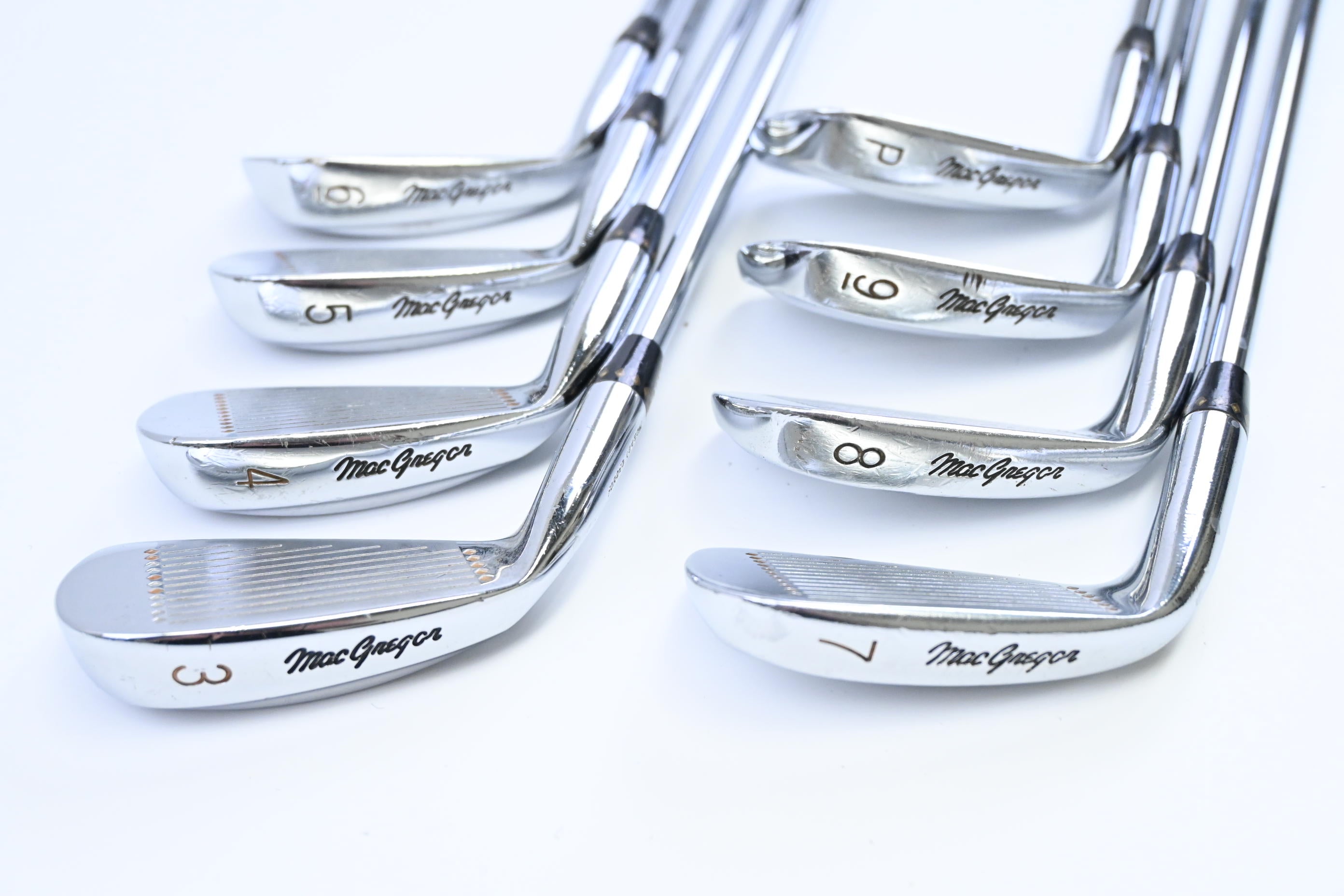 MacGregor VIP Tourney V-Foil Irons / 3-PW / Regular Flex Flighted Rifle FCM