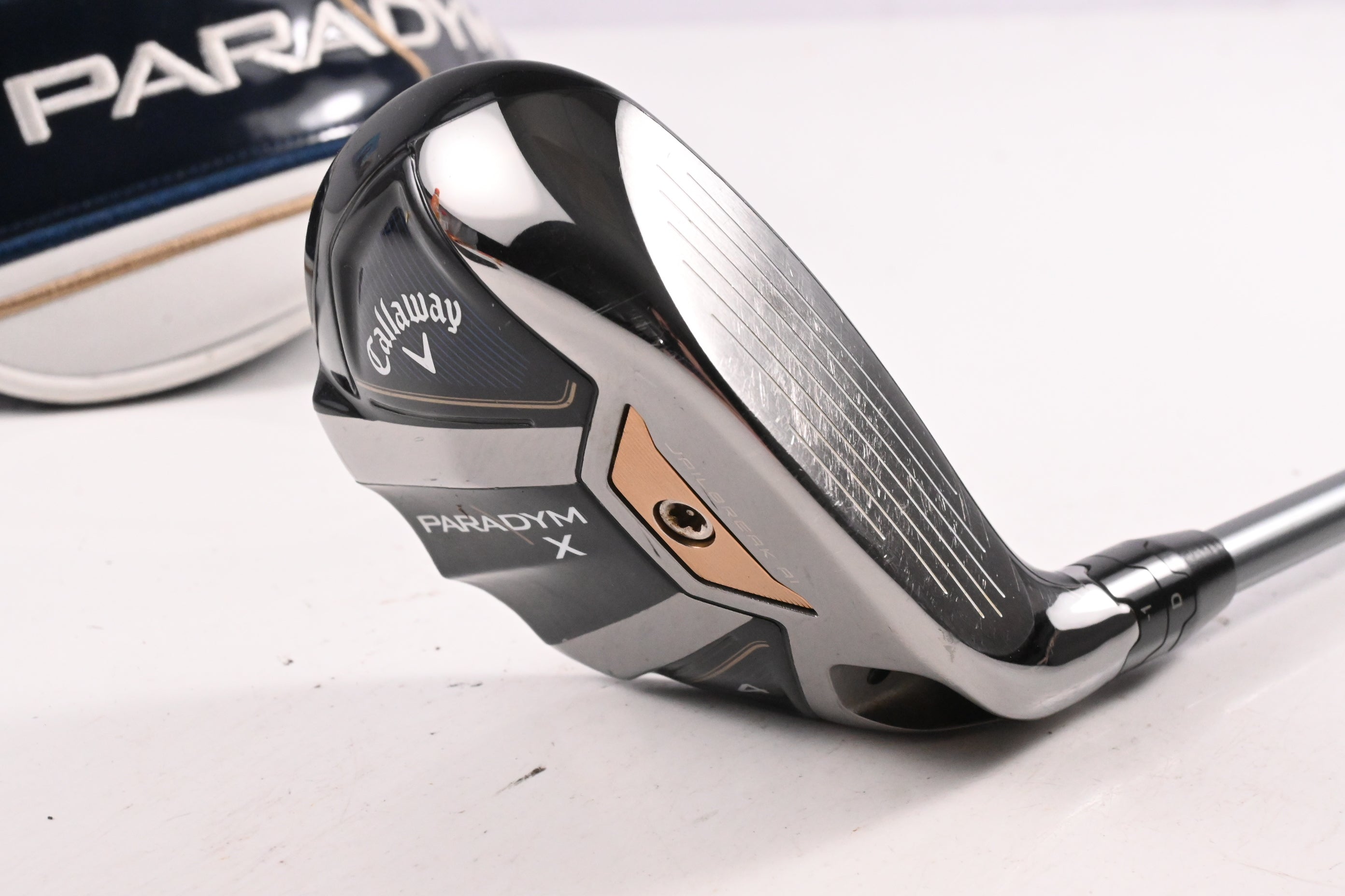 Callaway Paradym X #4 Hybrid / 21 Degree / Regular Flex HZRDUS Silver 65 Shaft