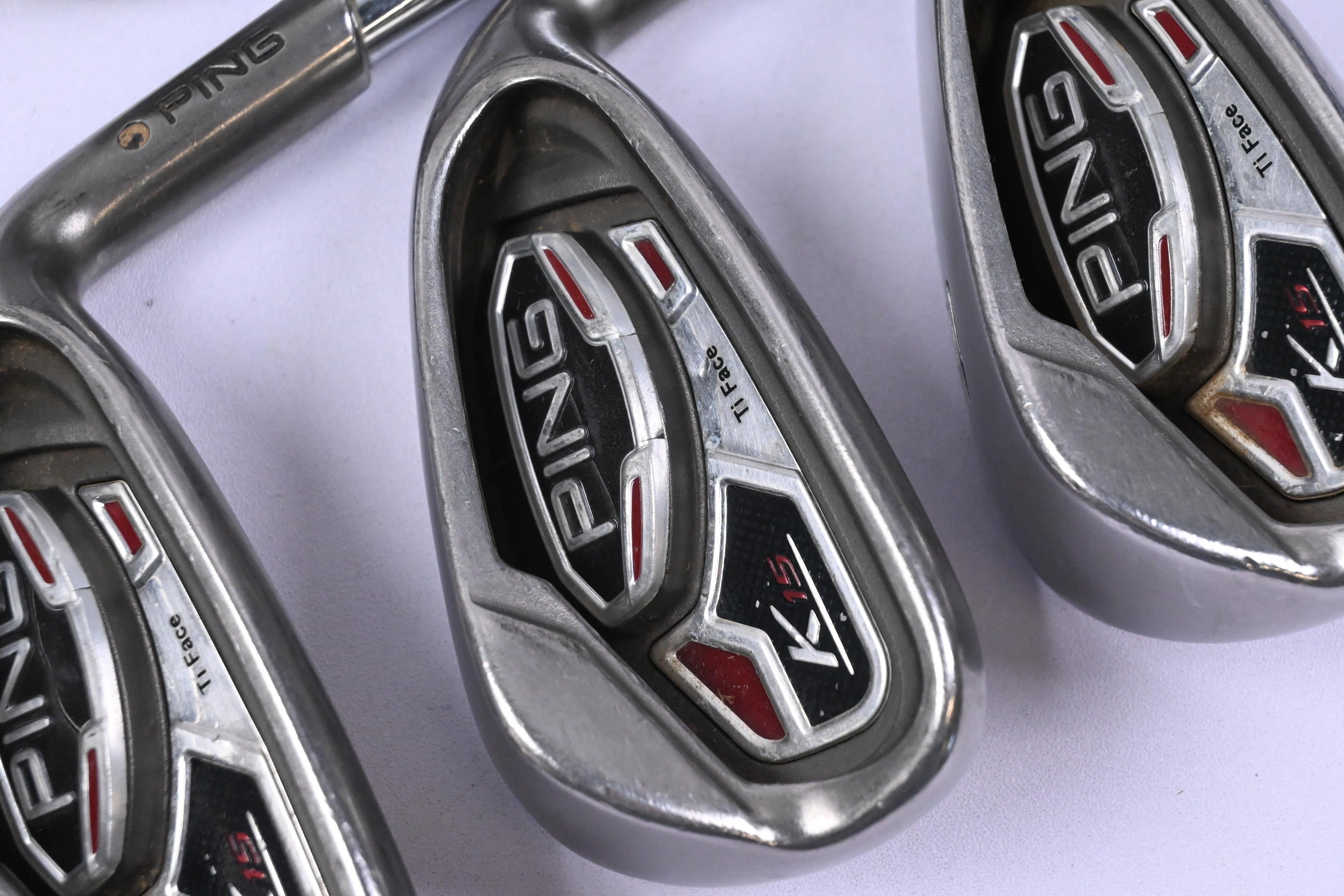 Ping K15 Irons / 6-PW / Black Dot / Regular Flex Steel Shafts