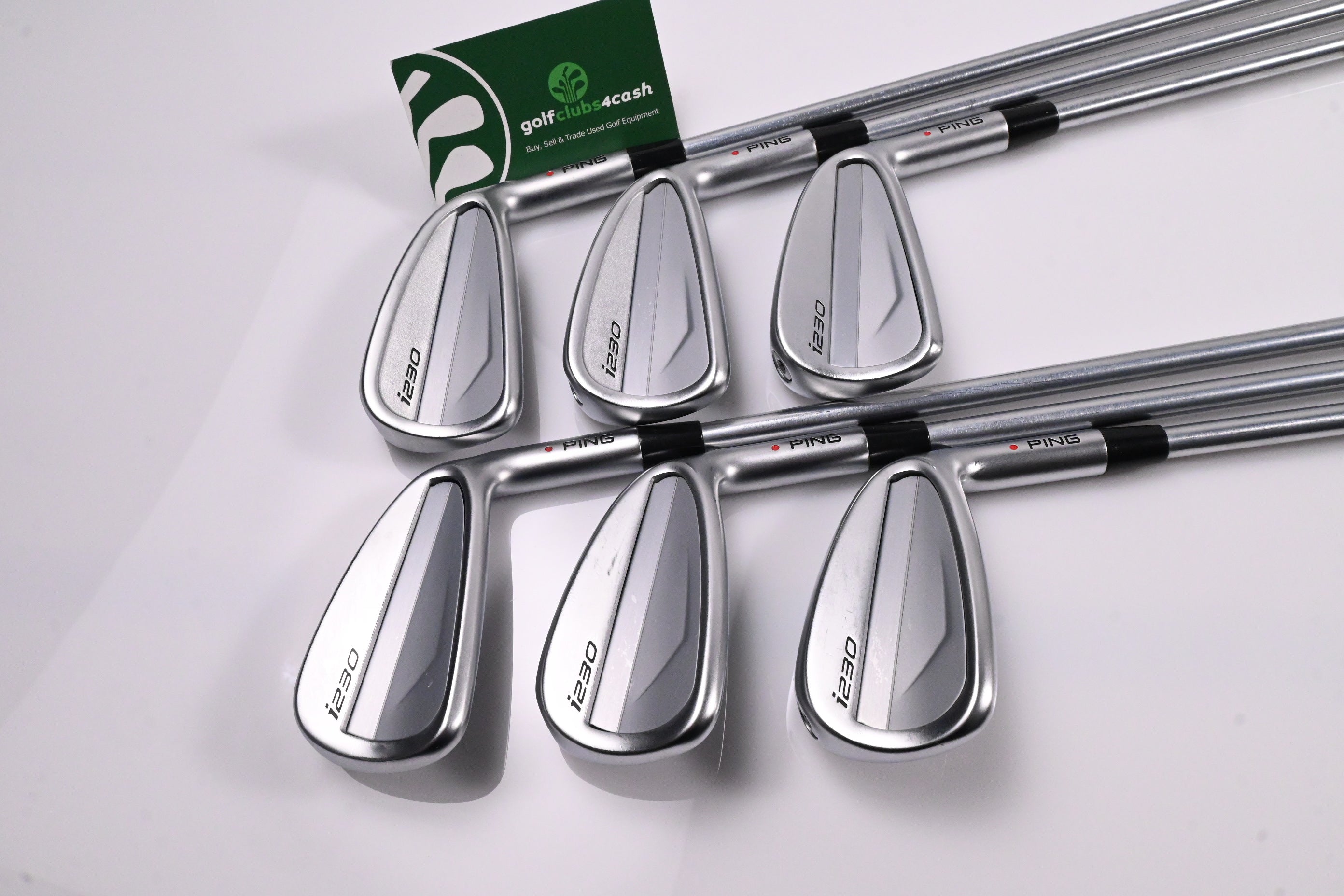 Ping i230 Irons / 4-9i / Red Dot / Regular Plus Flex Project X IO 105 Shafts