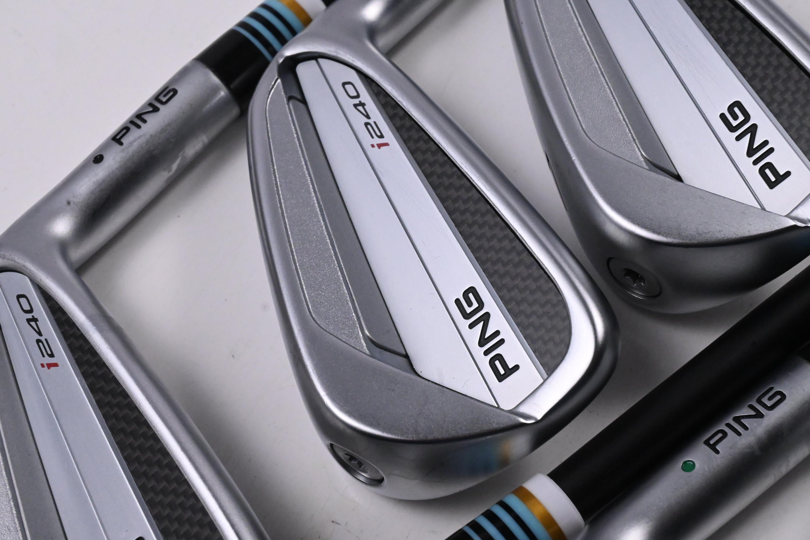 Ping I240 Irons / 5-PW / Green Dot / Stiff Flex Project X Catalyst 80 Shafts