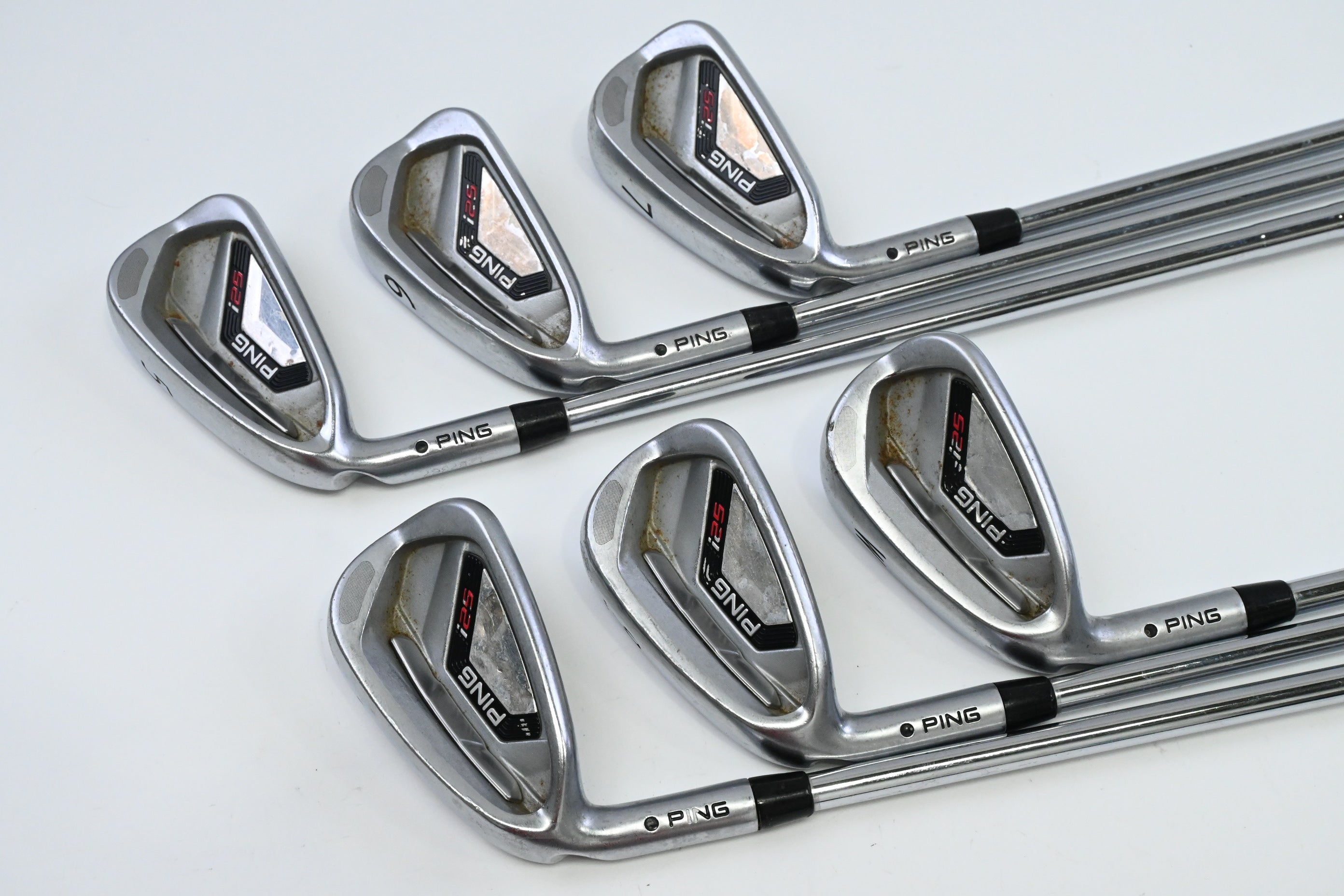 Left Hand Ping i25 Irons / 5-PW / Black Dot / Regular Flex Ping CFS Shafts