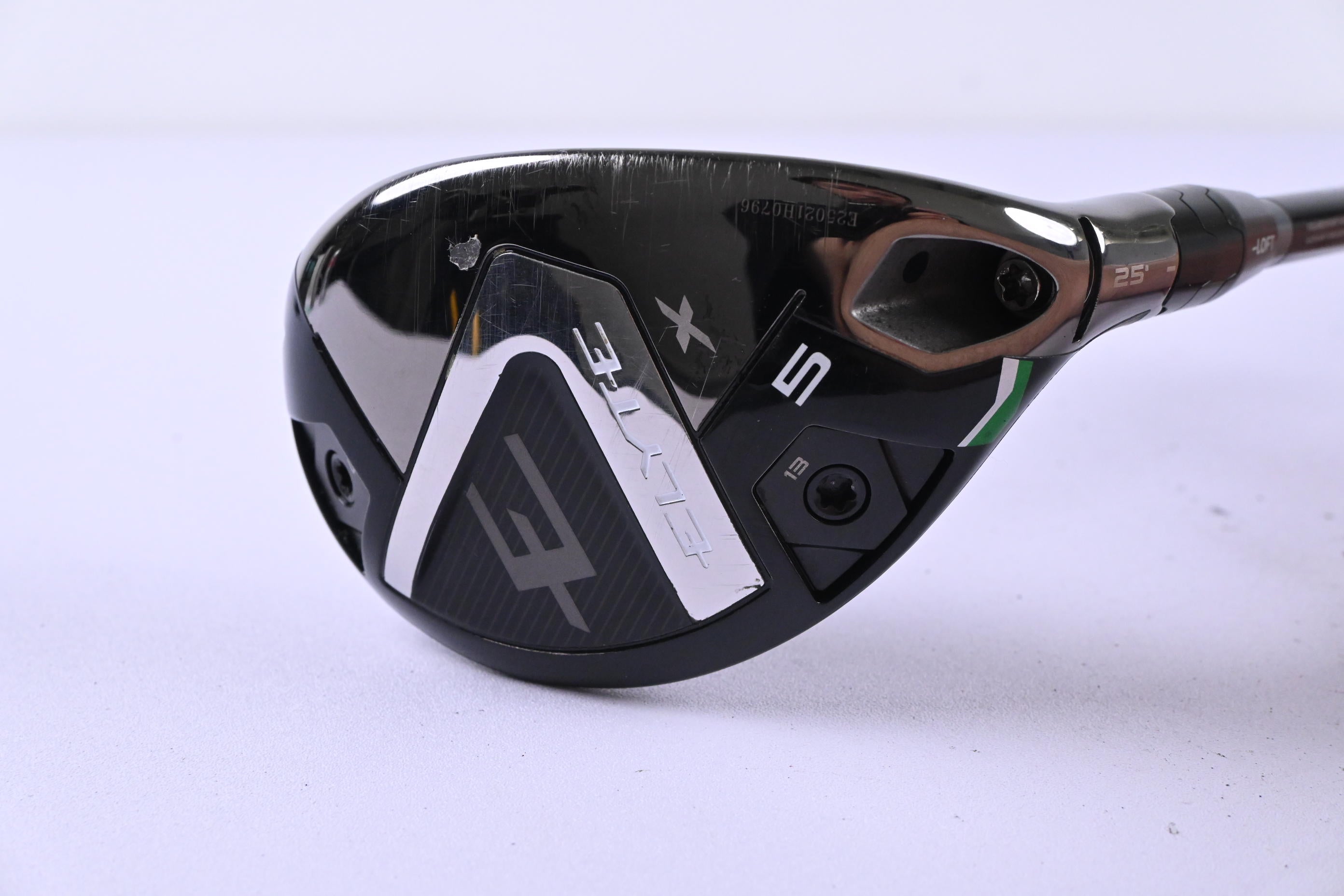 Callaway Elyte X #5 Hybrid / 25 Degree / Regular Flex Denali Frost Silver 60 Shaft