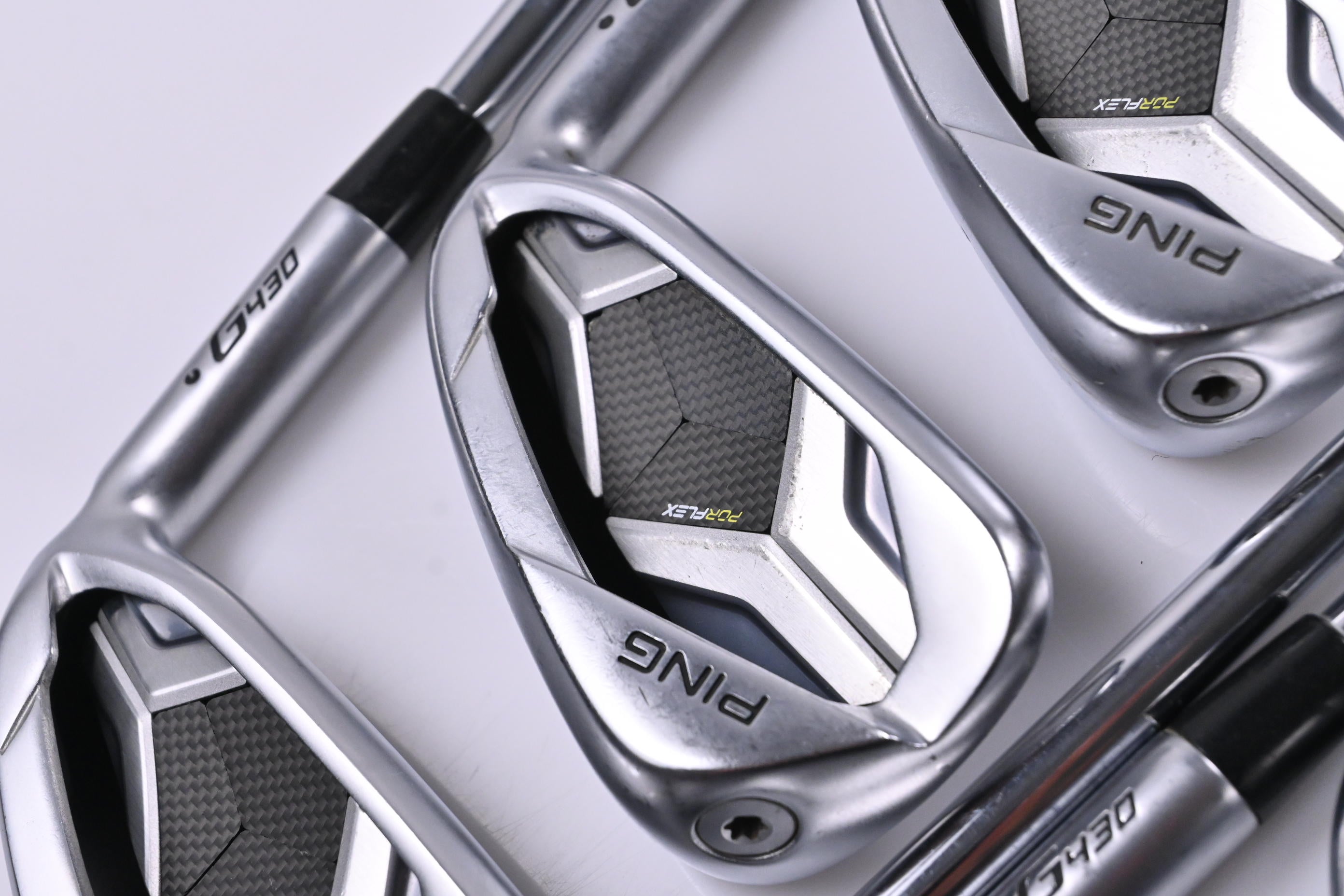 Ping i530 Irons / 5-PW+56 Degree / Black Dot / Regular Flex Ping AWT 2.0 Shafts
