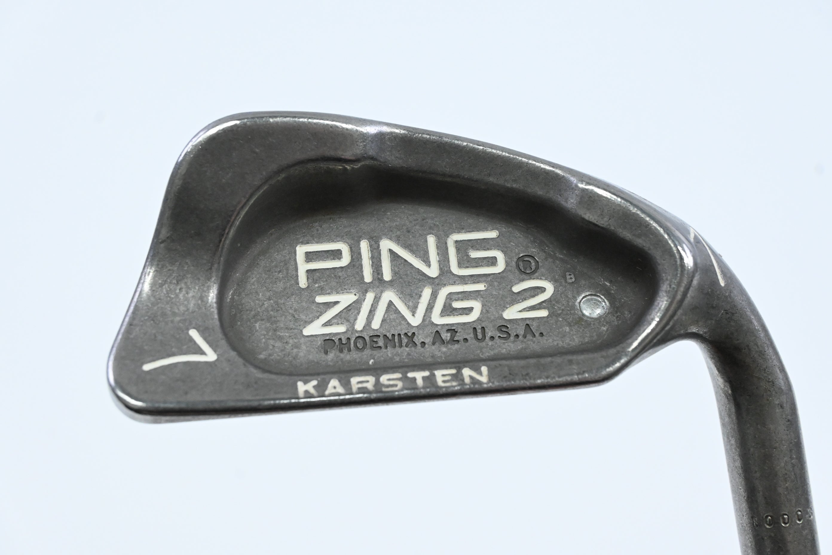 Ping Zing 2 #7 Iron / Silver Dot / Stiff Flex Ping Cushin JZ Shaft