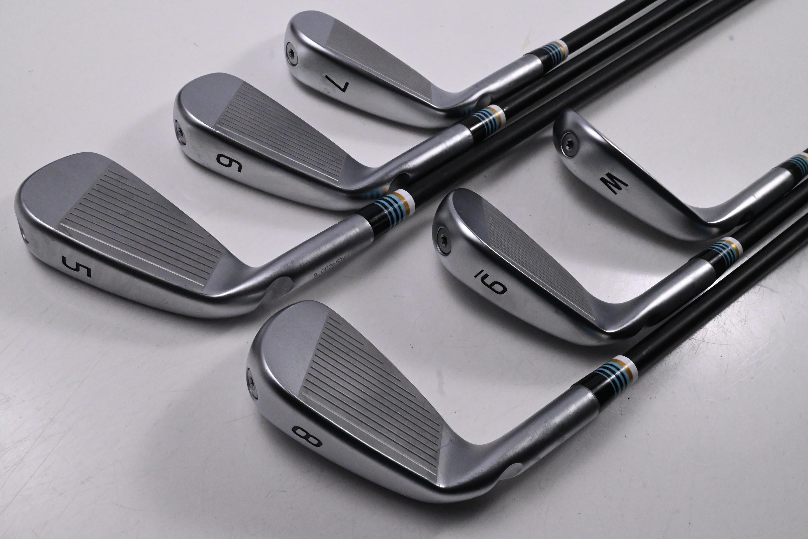 Ping I240 Irons / 5-PW / Green Dot / Stiff Flex Project X Catalyst 80 Shafts