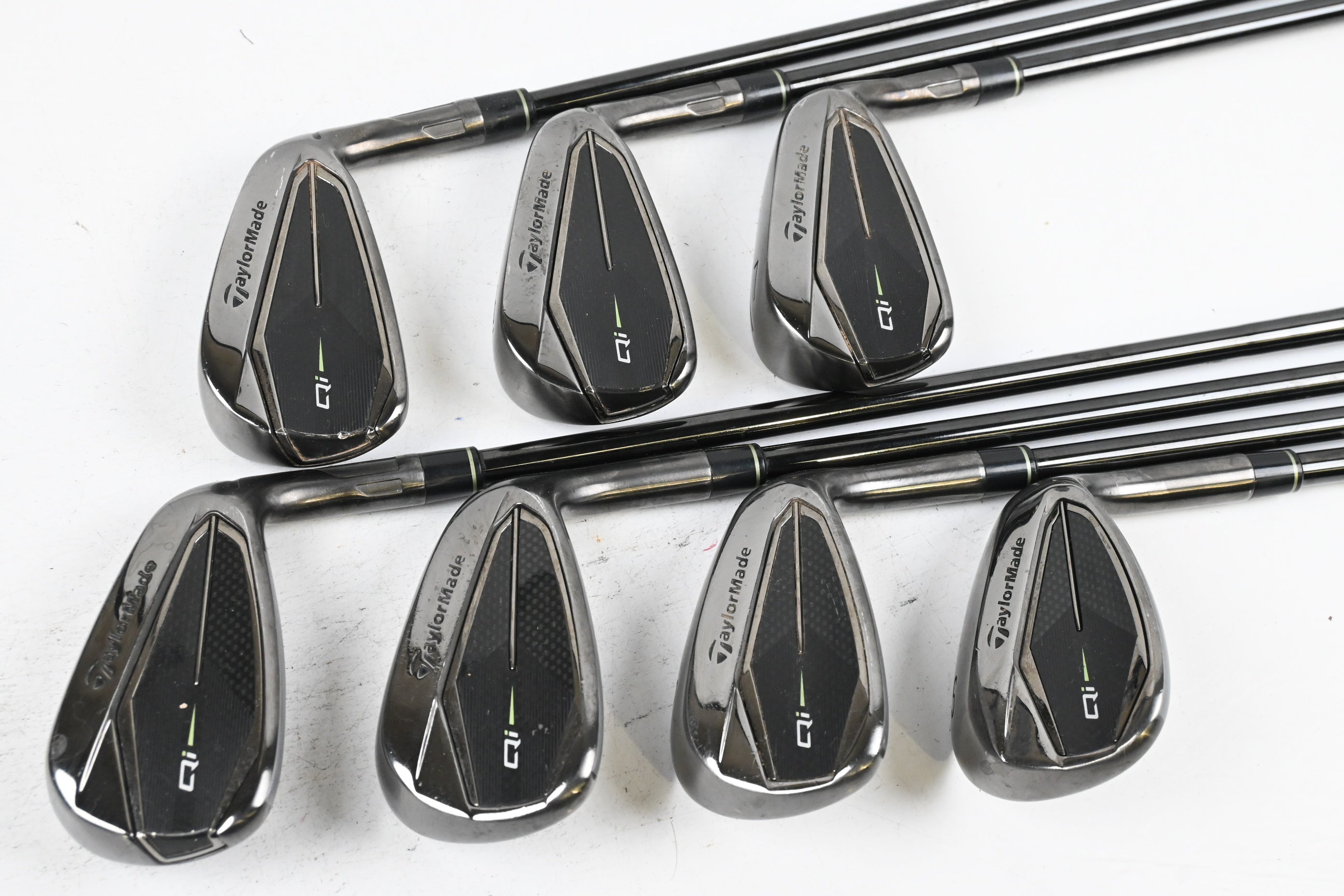 Taylormade Qi Gunmetal Edition Irons / 5-PW+SW / Regular Flex KBS MAX MT 85