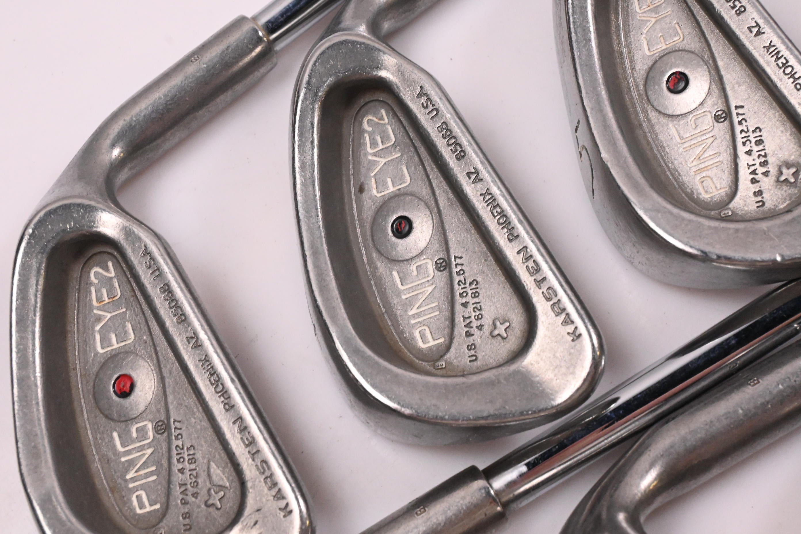 Ping Eye 2+ Irons / 3-PW+SW / Black Dot / Stiff Flex Ping KT Shafts